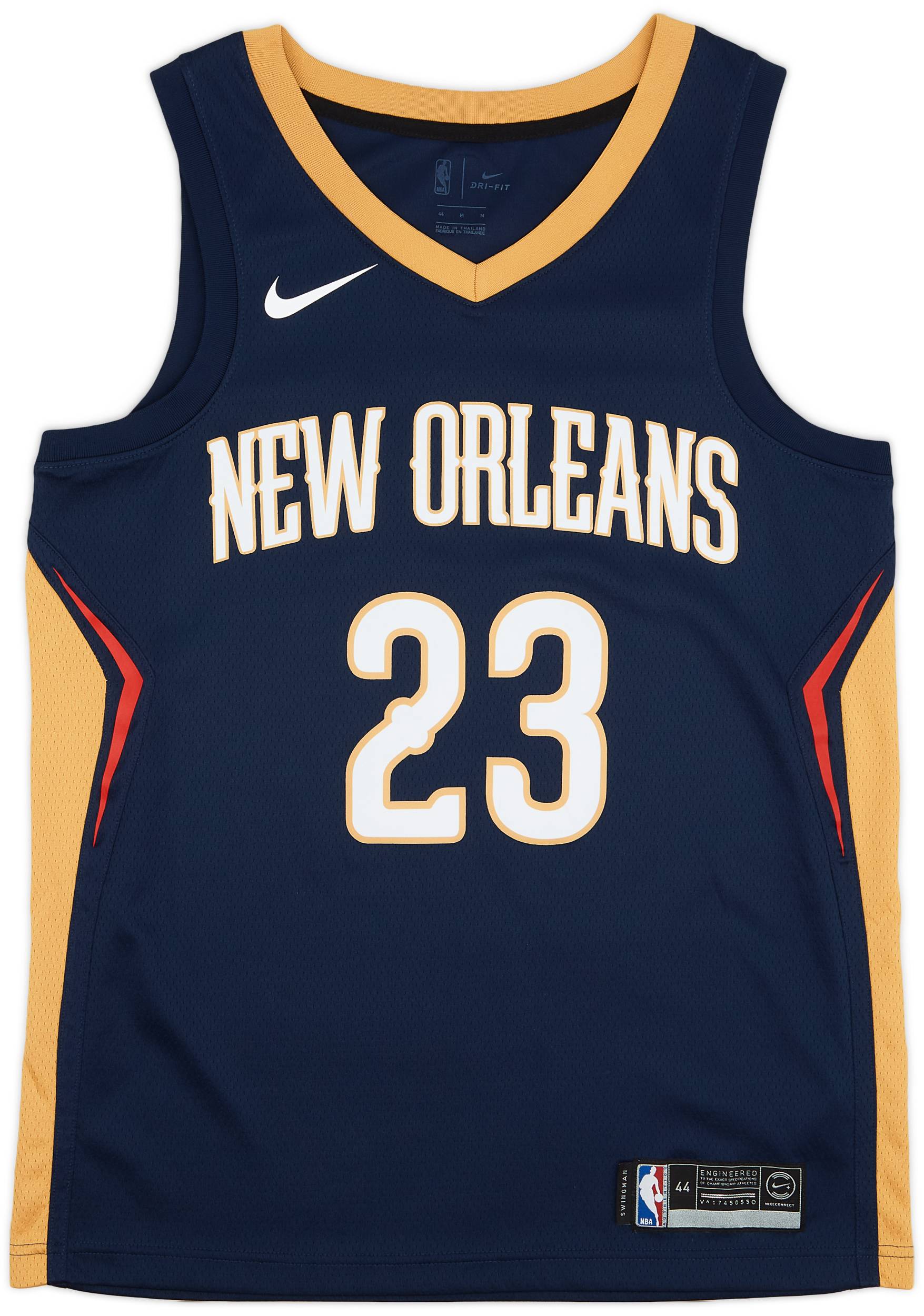 美品アンソニーデイビス　Nike New Orleans Pelicans 23 Nike NBA New Orleans Pelicans Davis No. 23 Sports Basketball