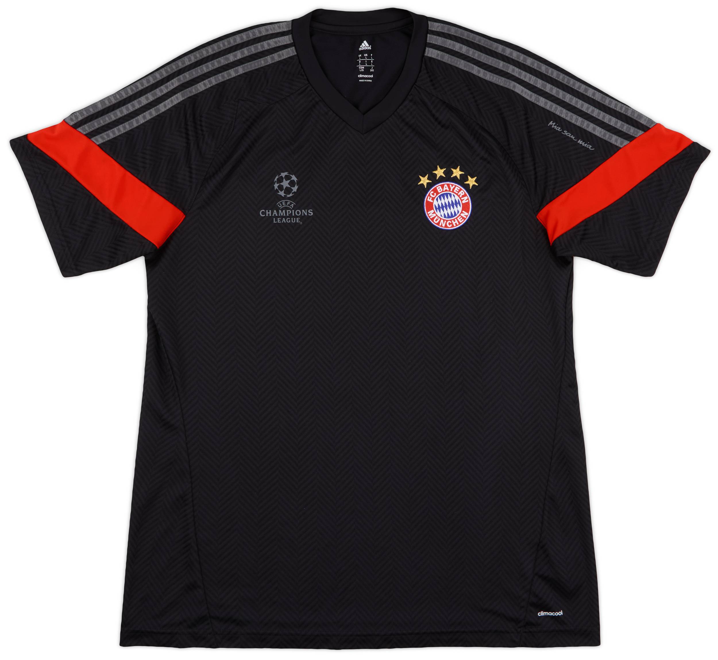 2014-15 Bayern Munich adidas CL Training Shirt - 9/10 - (L)