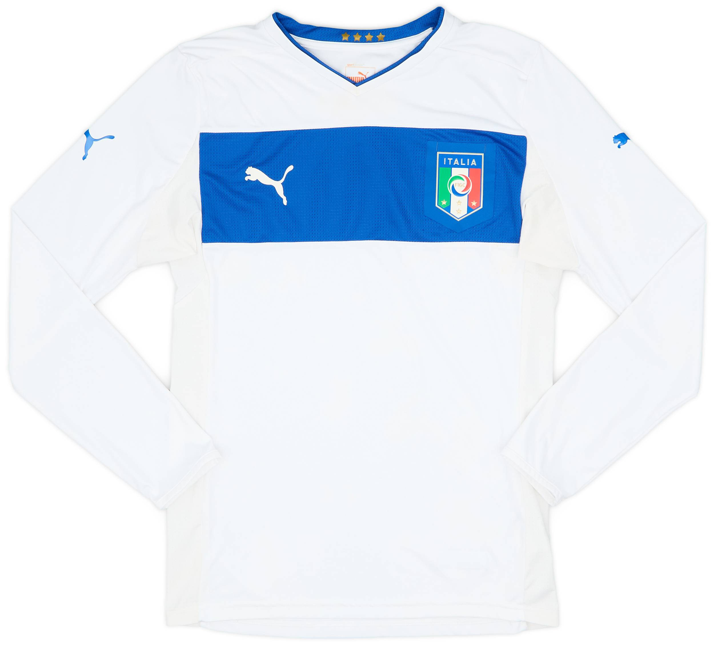 2012-13 Italy Away L/S Shirt - 9/10 - (S)