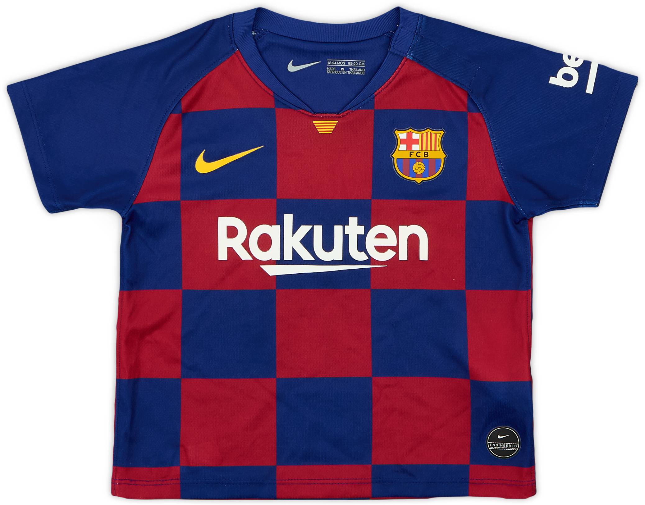 2019-20 Barcelona Home Shirt - 8/10 - (18-24 Months)