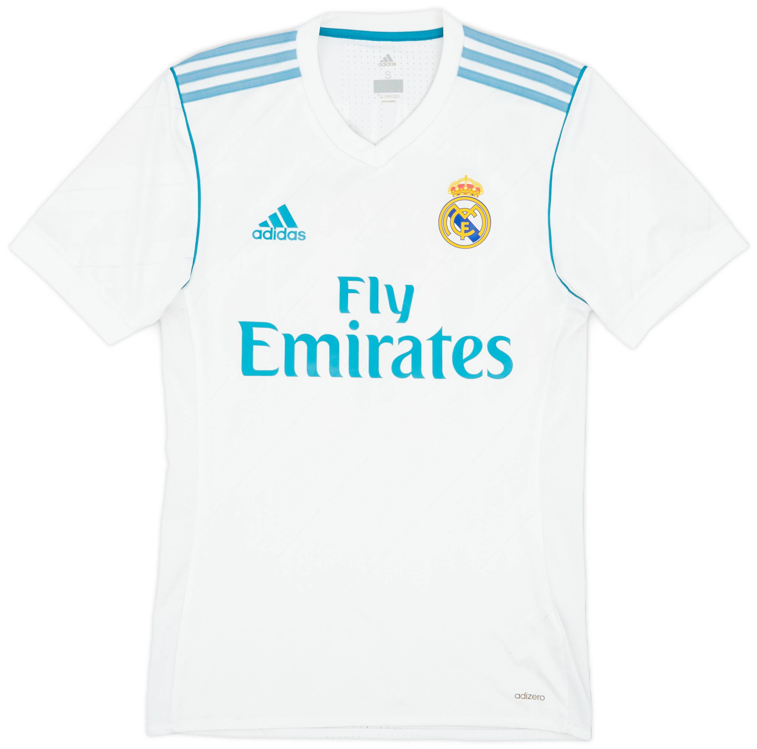【正規17-18 Real Madrid home L/S BALE #11】 2017-18 Real Madrid Home Shirt Bale #11 - 6/10 - (S)