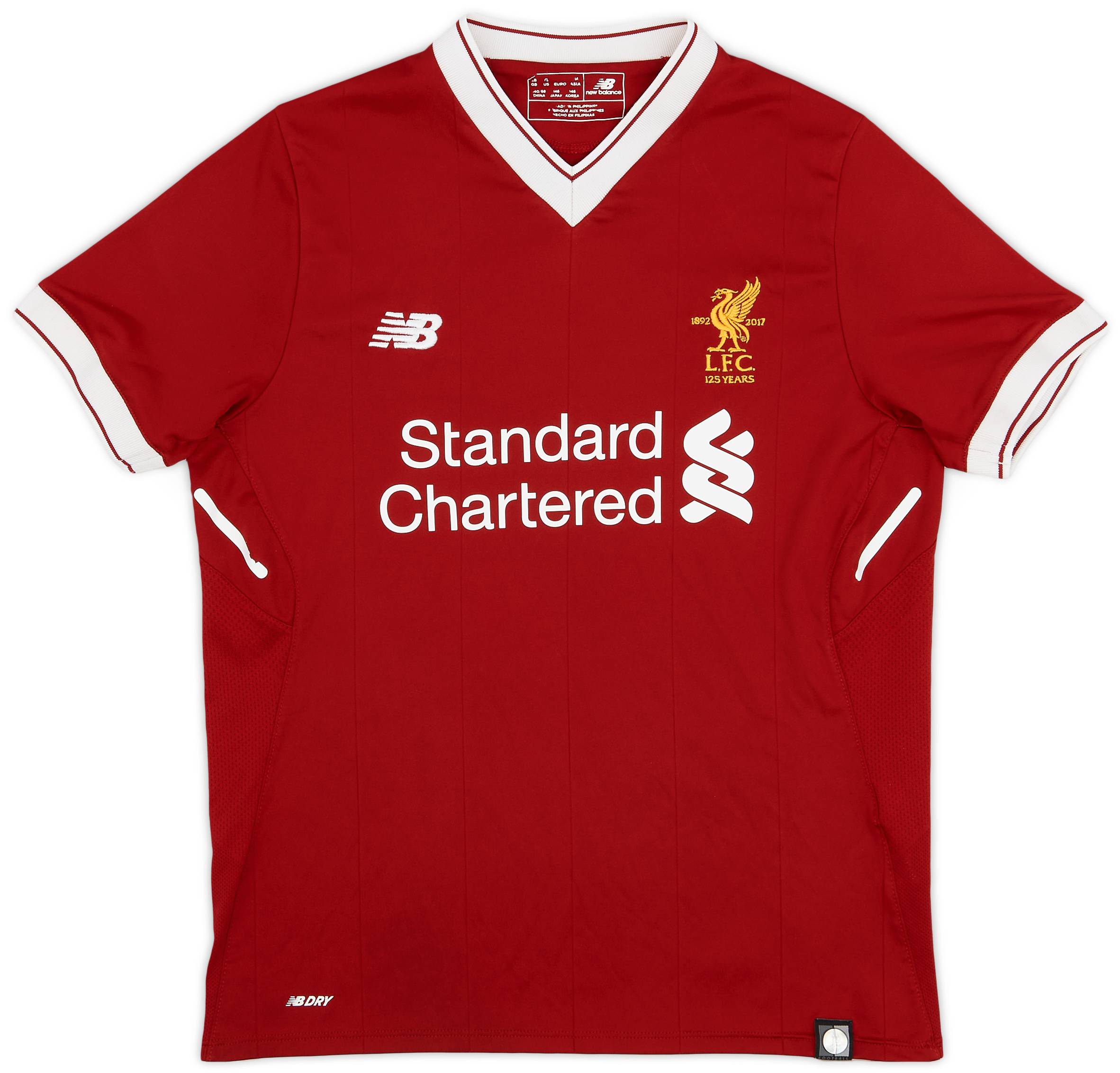 2017-18 Liverpool 125 Years Home Shirt - 7/10 - (L.Boys)