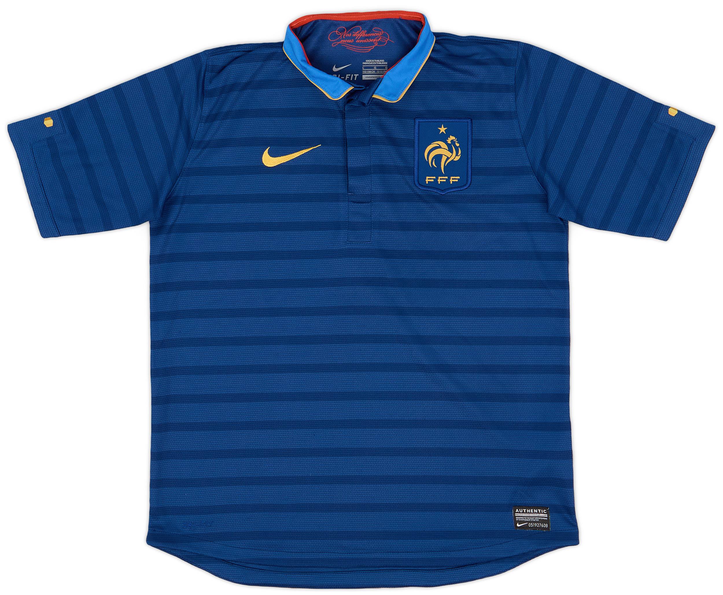 2012-13 France Home Shirt - 9/10 - (L.Boys)