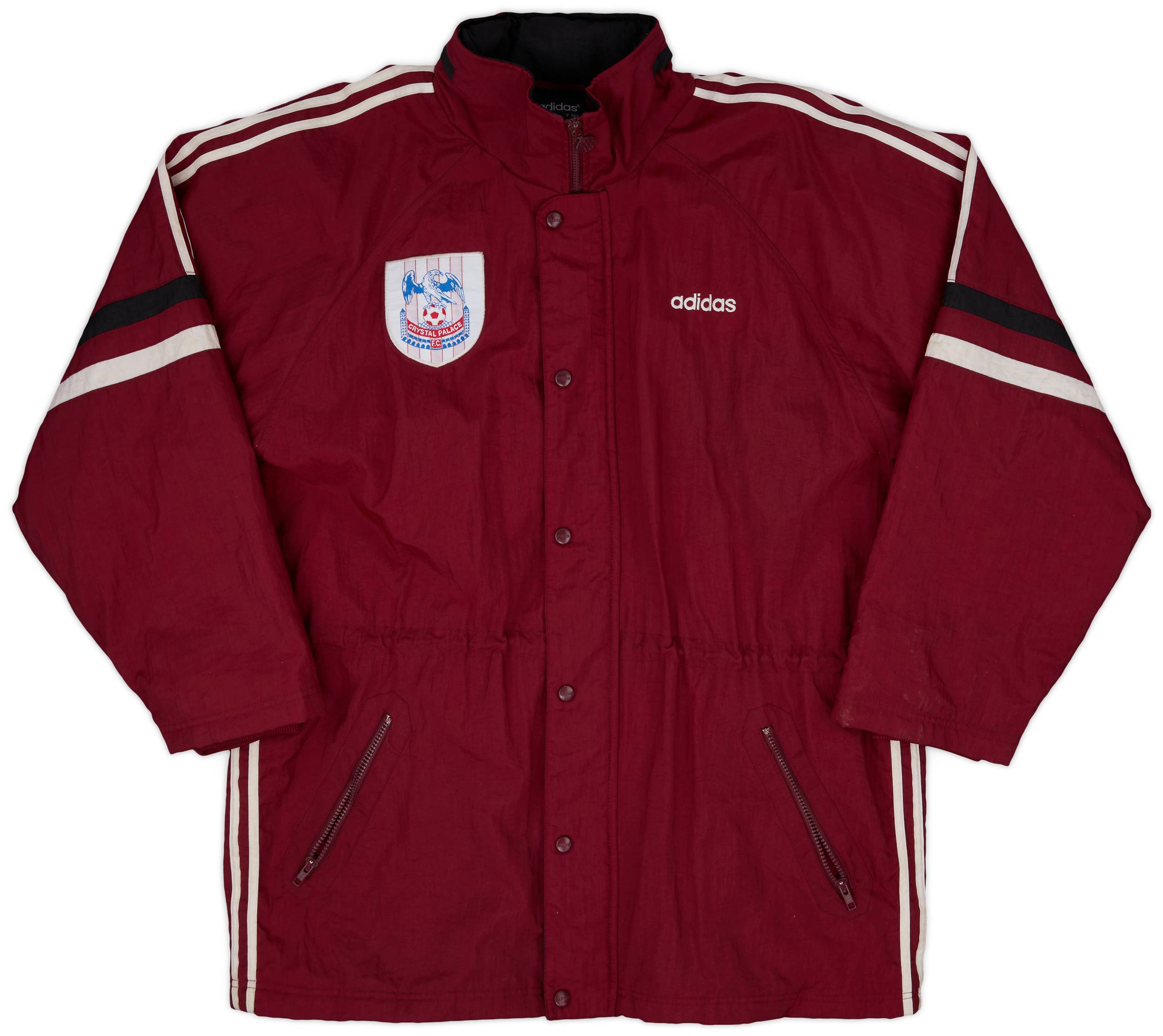 1996-98 Crystal Palace adidas Padded Bench Coat - 8/10 - (L/XL)