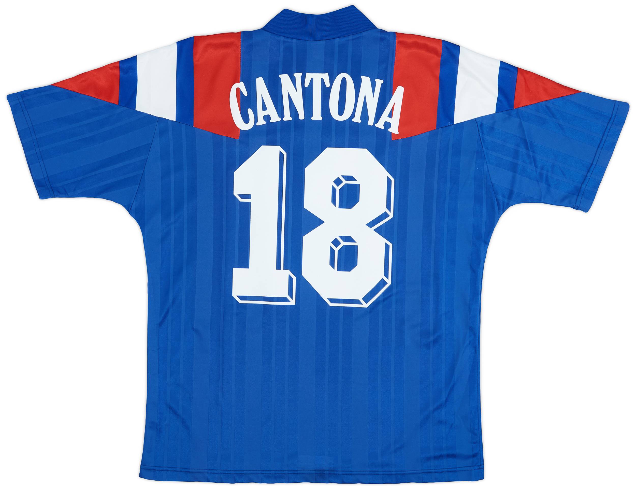 1992-94 France Home Shirt Cantona #18 - 9/10 - (M/L)