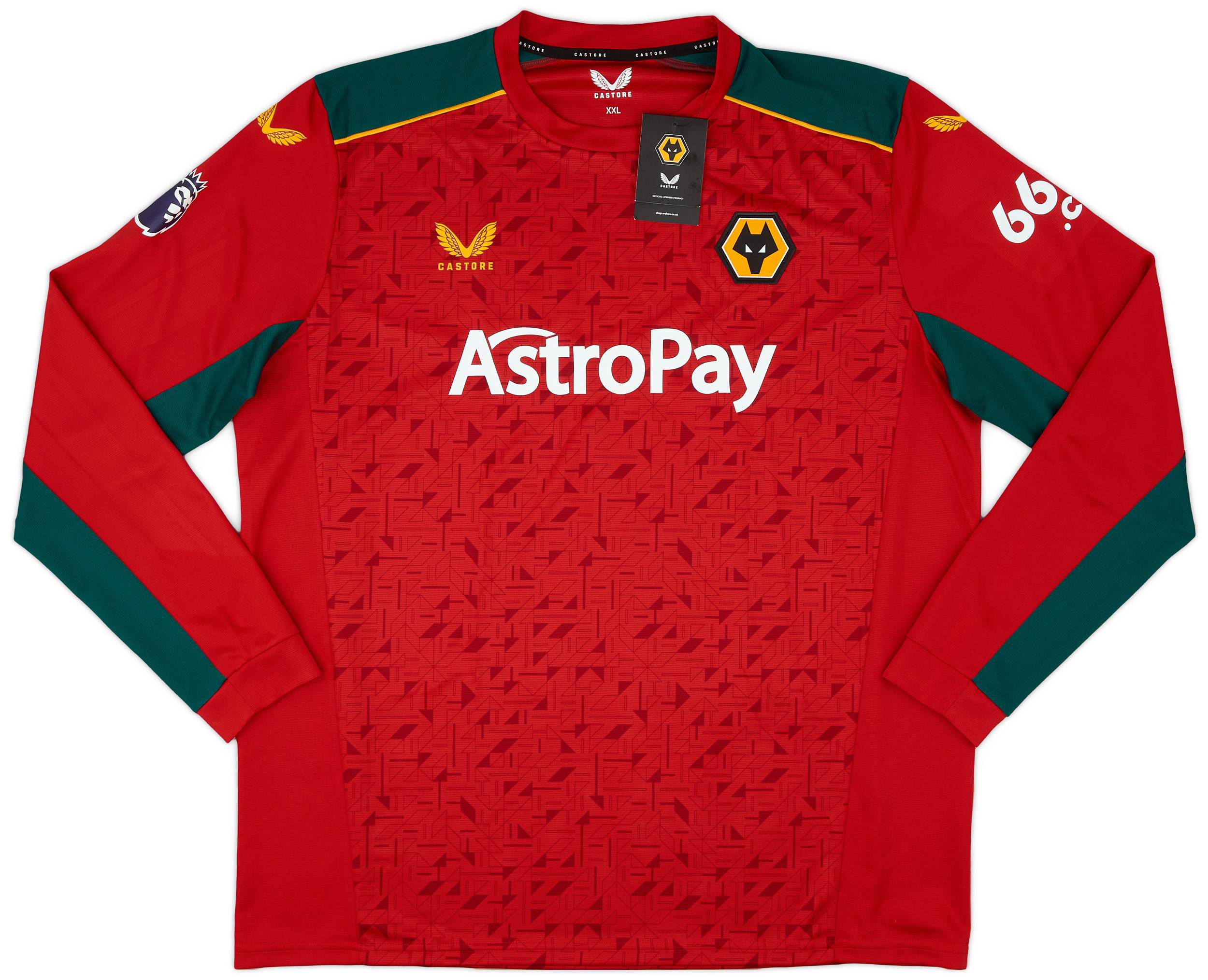 2023-24 Wolves Away L/S Shirt Neto #7 (XXL)