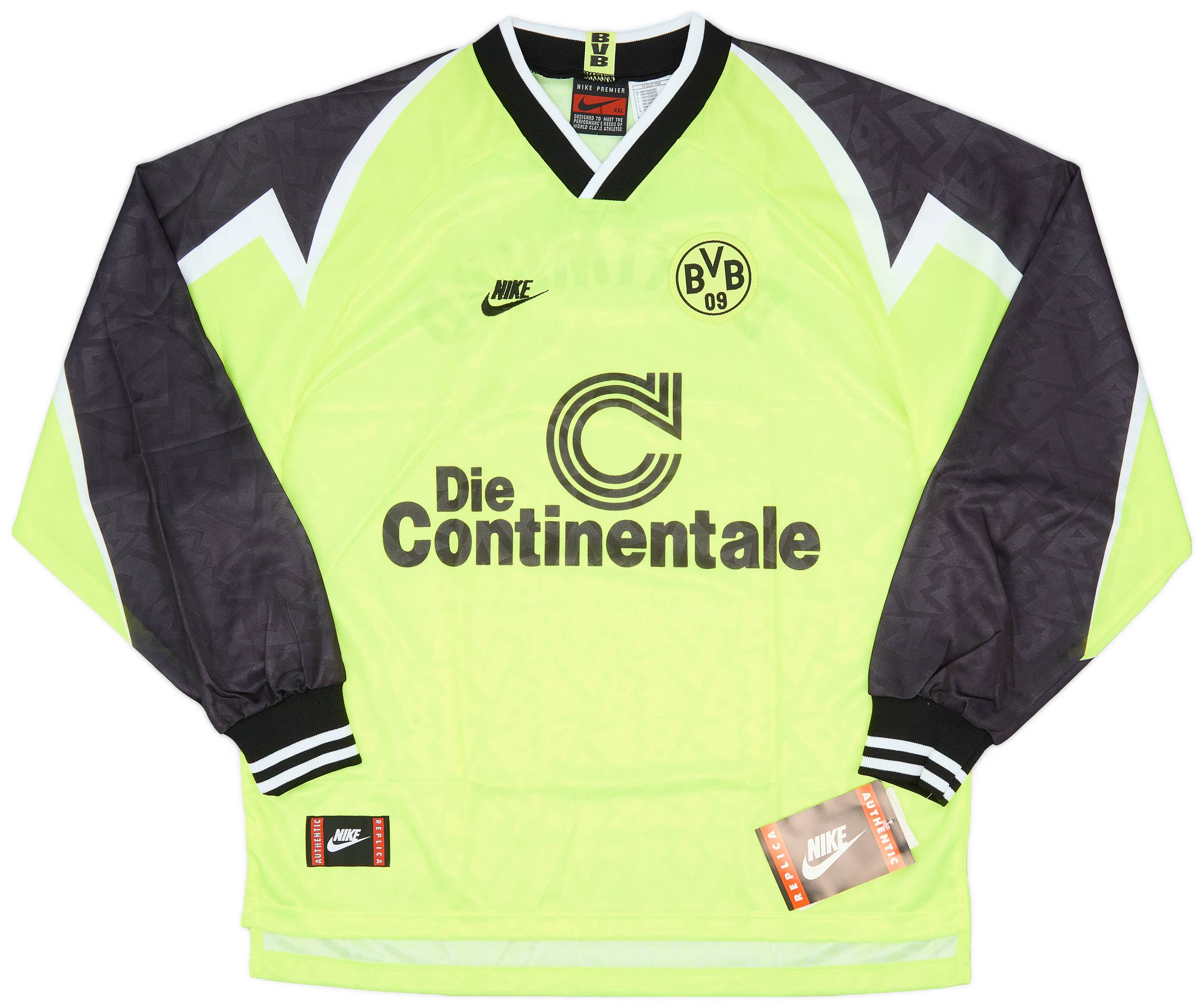 1995-96 Borussia Dortmund Home L/S Shirt (XXL)