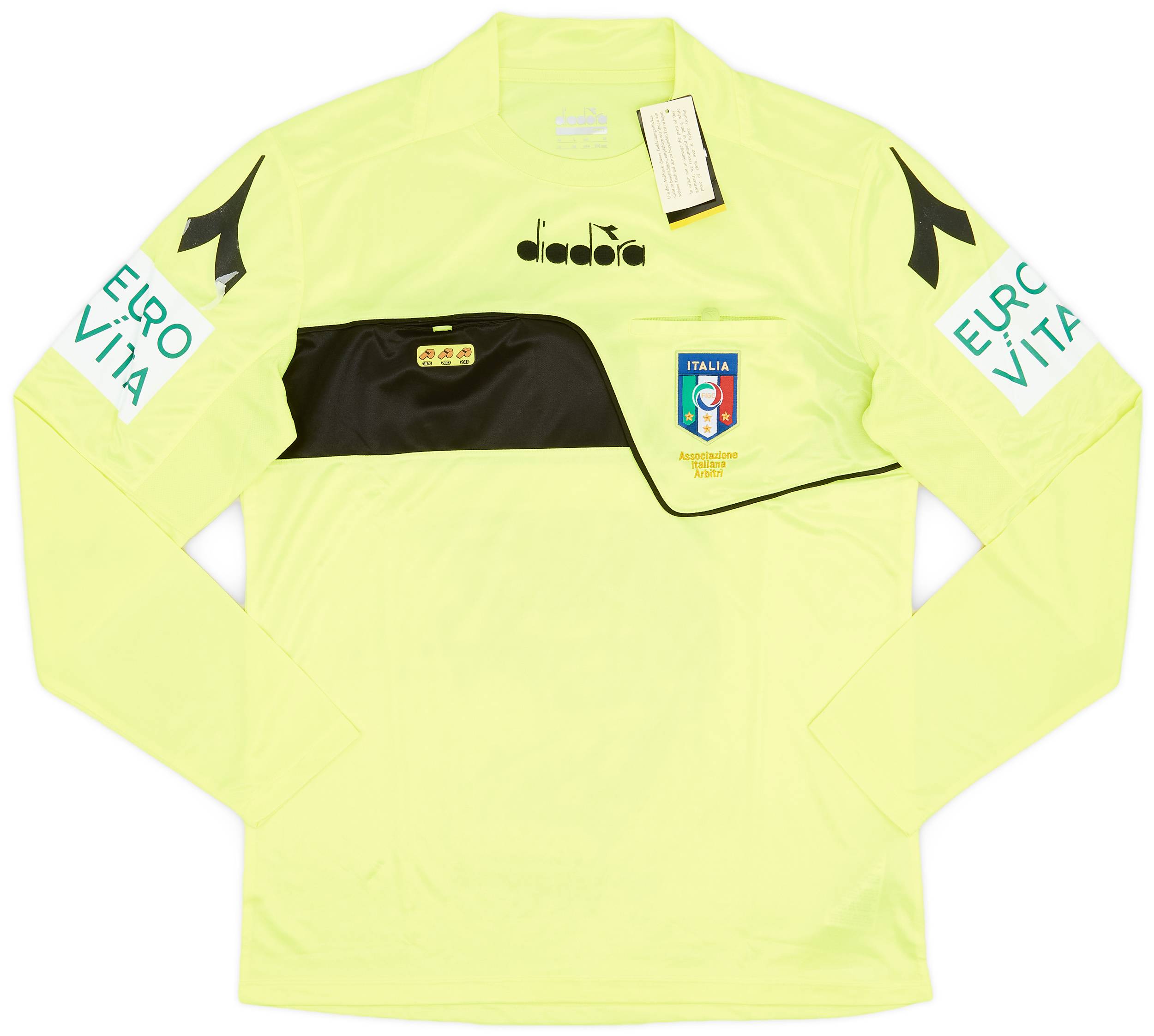 2018-19 Italy Diadora Referee L/S Shirt (M)