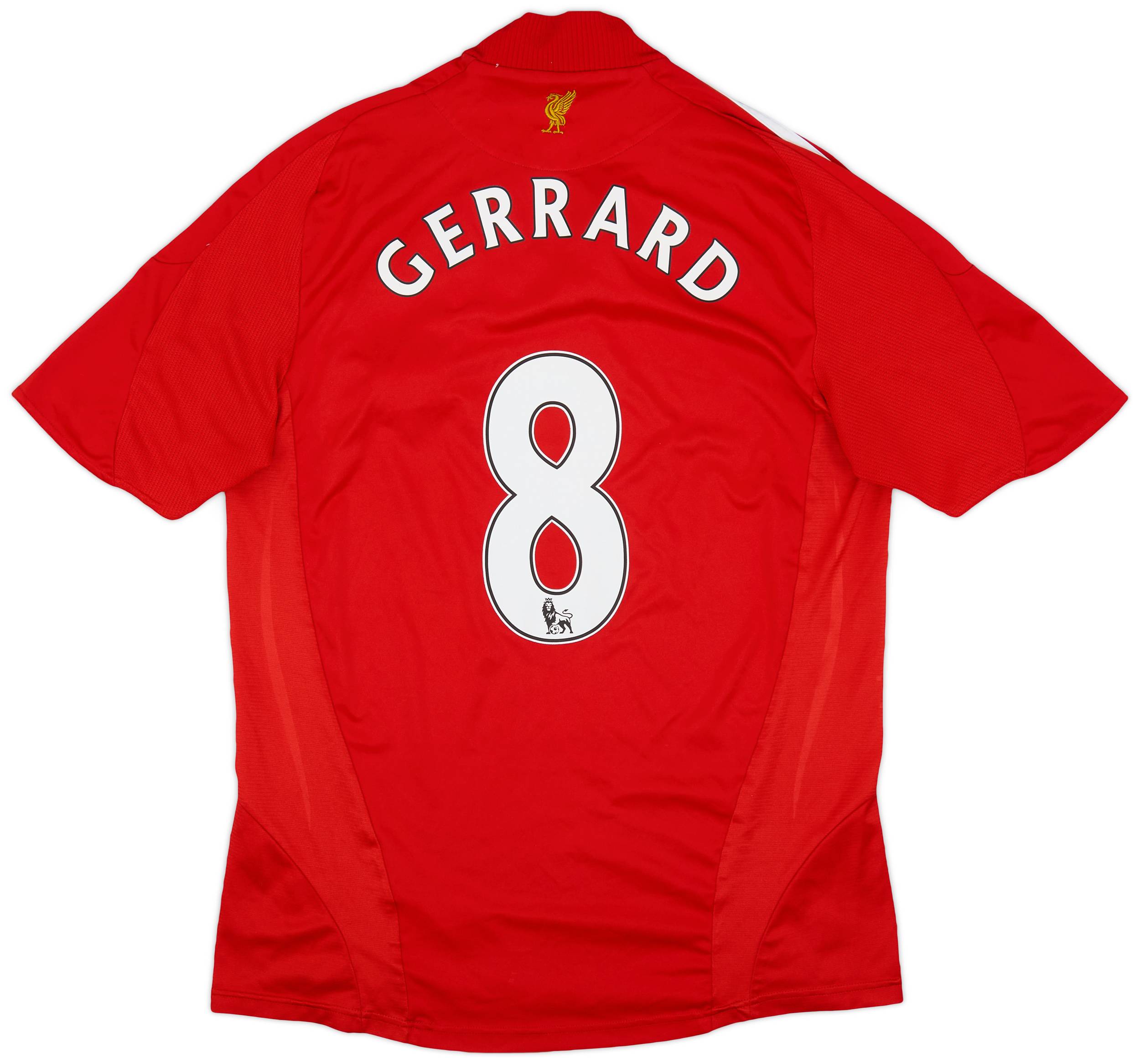 2008-10 Liverpool Home Shirt Gerrard #8 - 6/10 - (M)