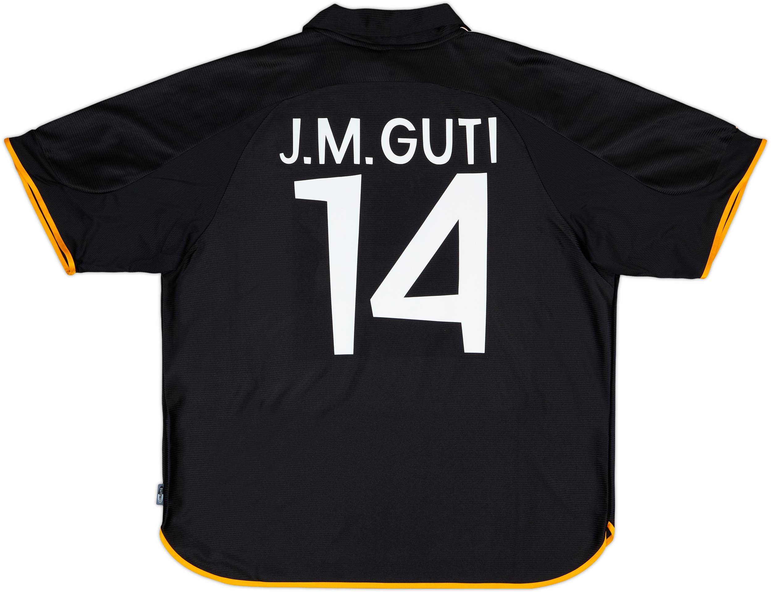 1999-00 Real Madrid adidas Reissue Away Shirt J.M.Guti #14