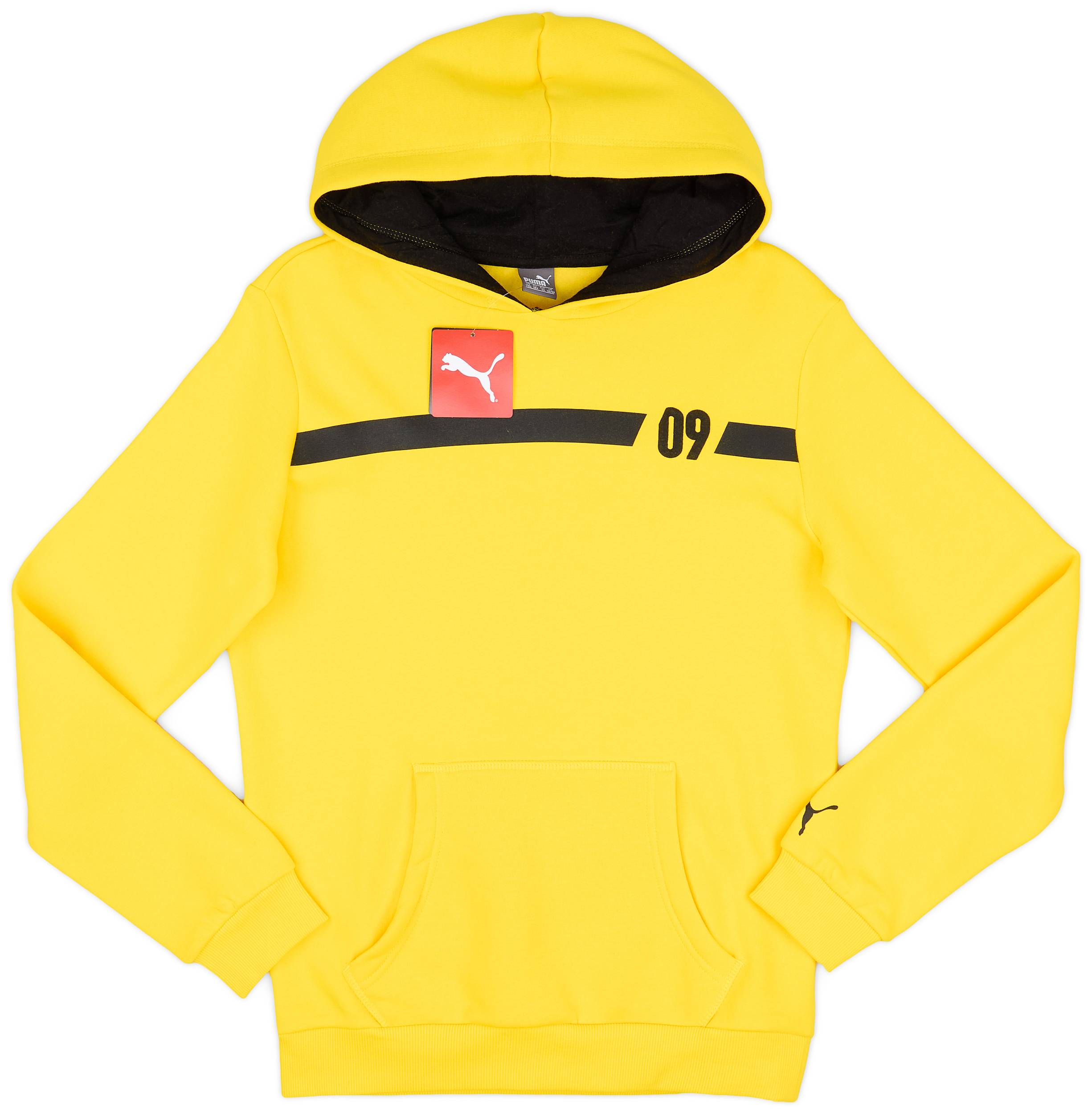 2015 16 Borussia Dortmund Puma Fan Hooded Top KIDS