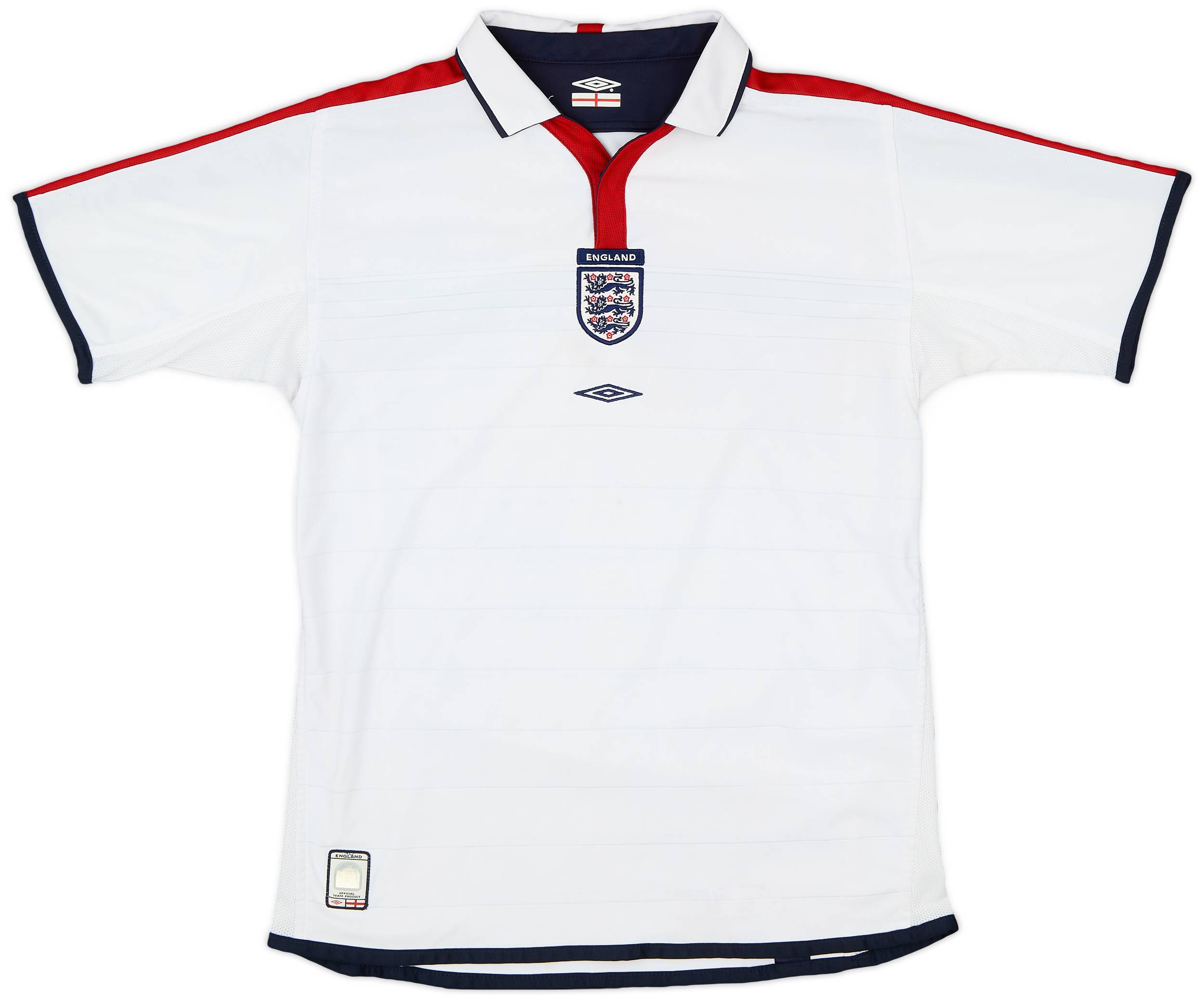 2003-05 England Home Shirt - 8/10 - (XL.Boys)