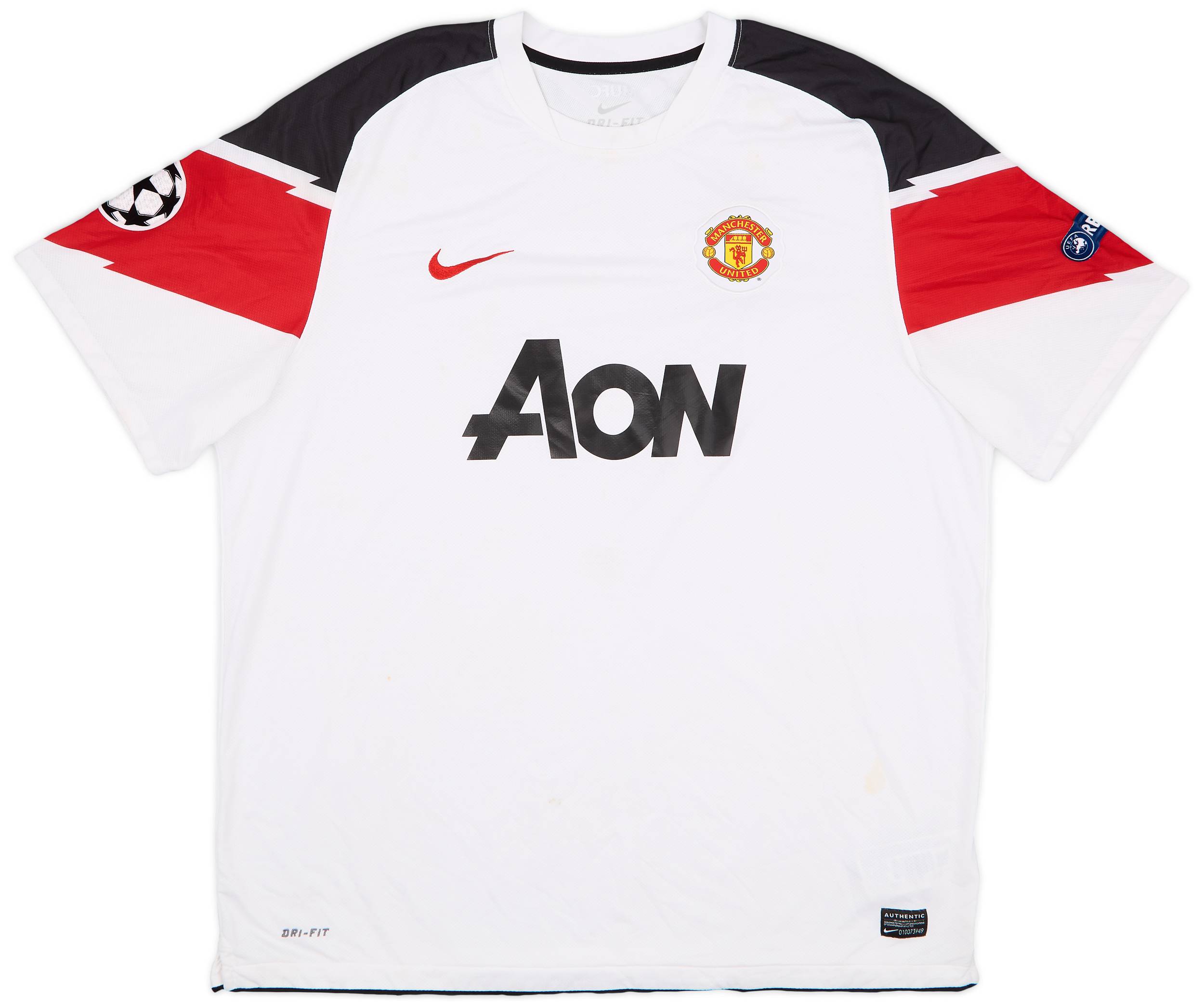 2010-12 Manchester United Away Shirt - 5/10 - (XXL)