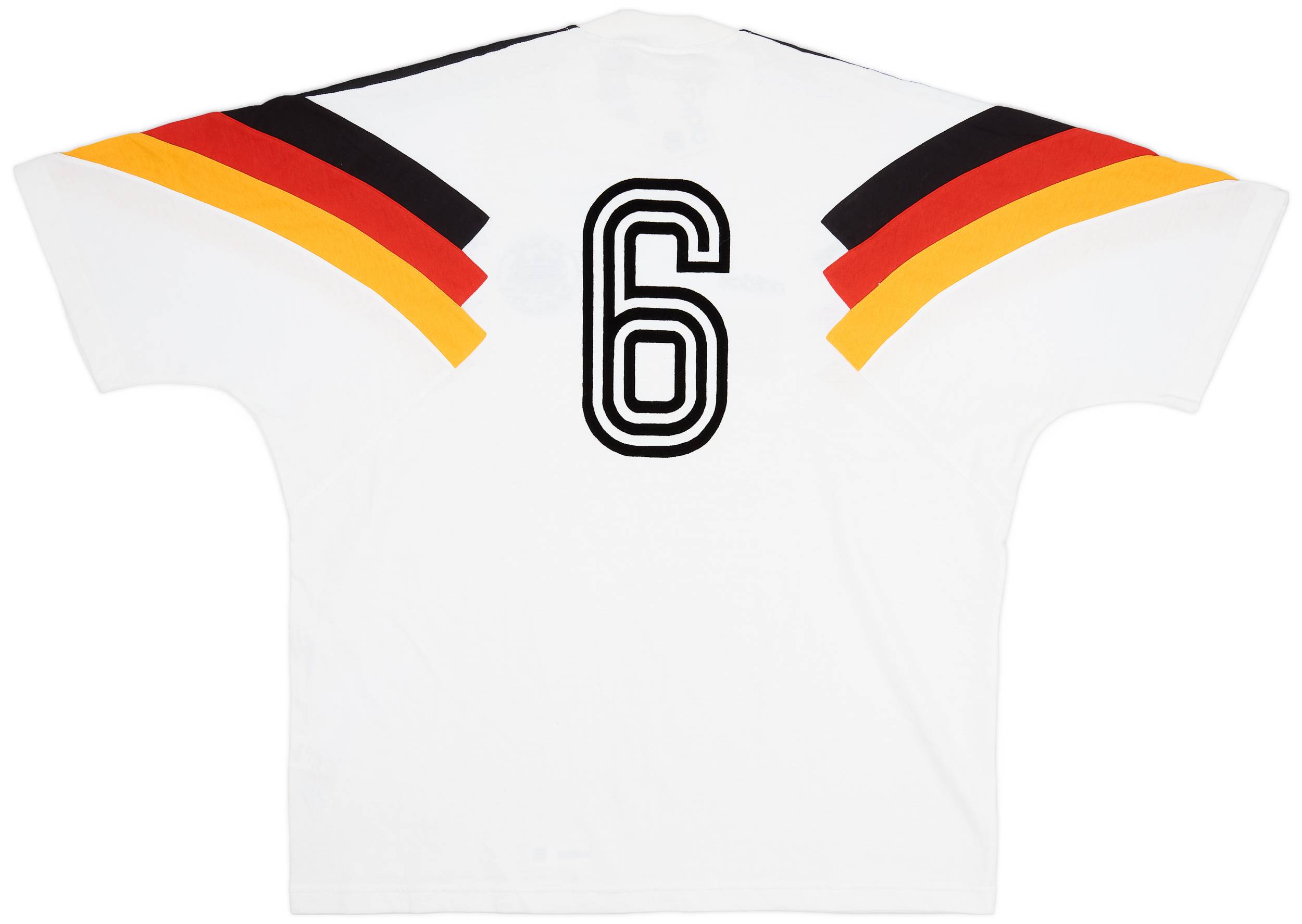 92 94 Germany adidas ドイツ トレーニングユニフォーム 1992-94 Germany adidas Player Issue Training Shirt #6 (XL)