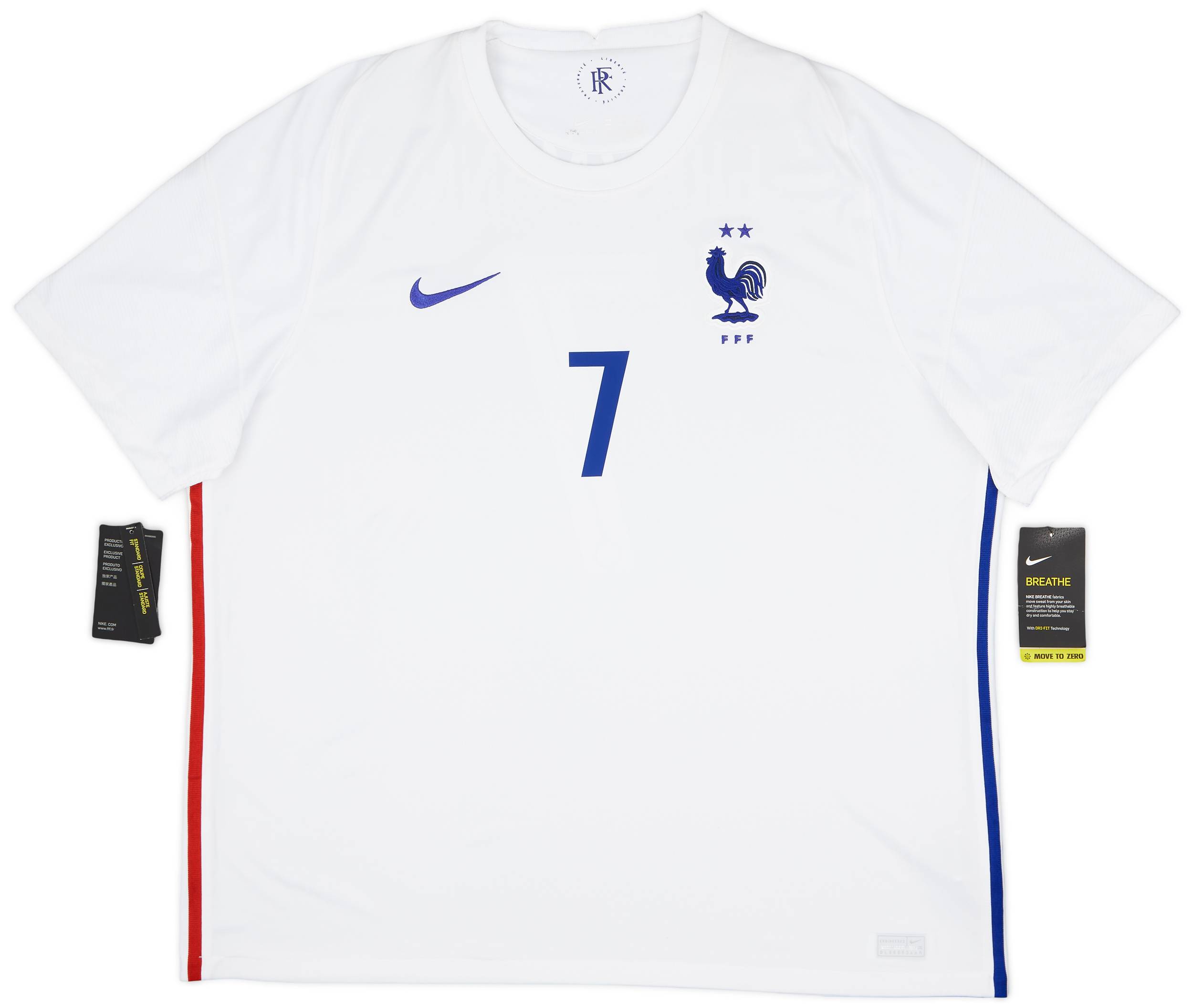 2020-21 France Away Shirt Griezmann #7 (XXL)