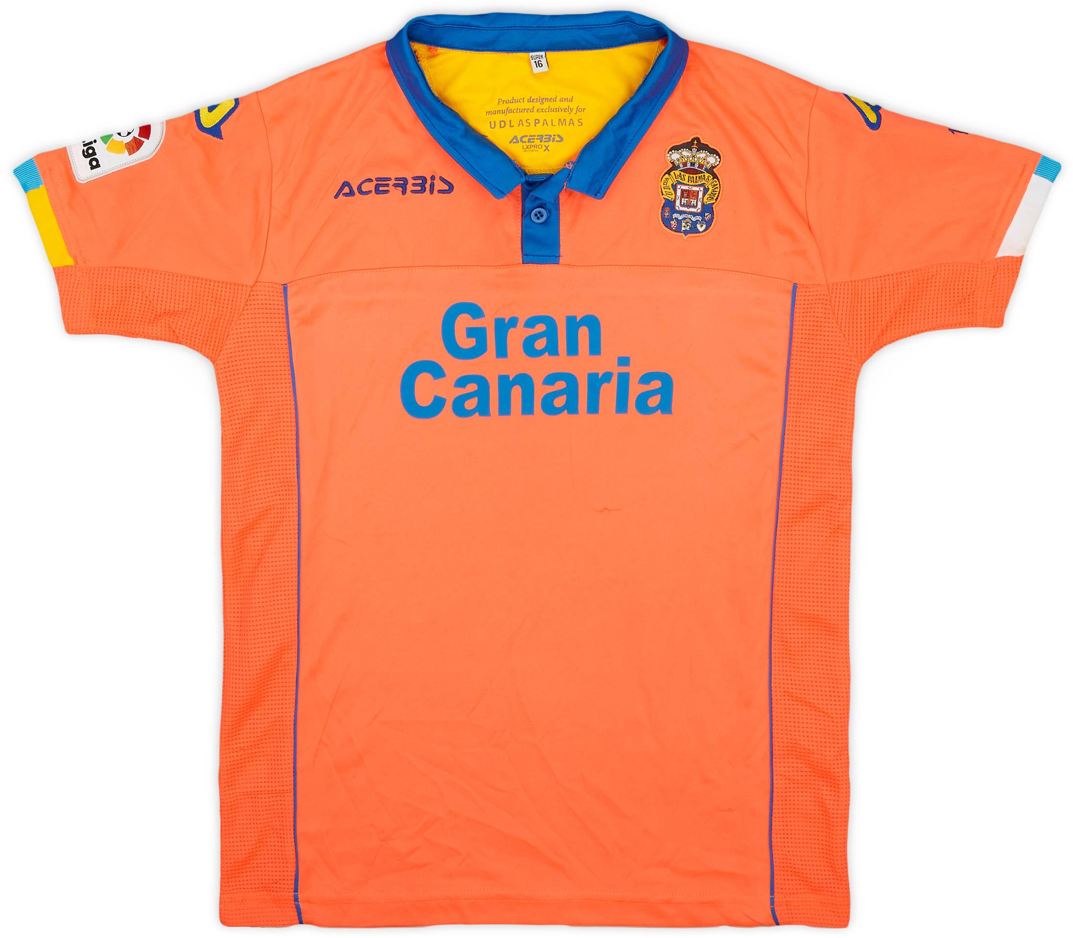 2016-17 Las Palmas Away Shirt - 6/10 - (XL.Boys)