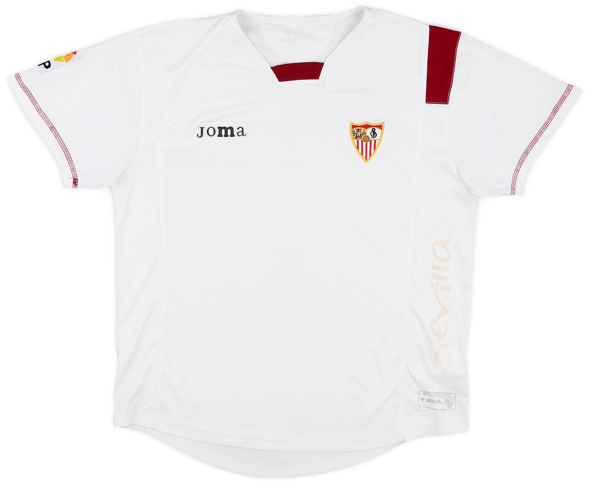 2007-08 Sevilla Home Shirt - 8/10 - (M)