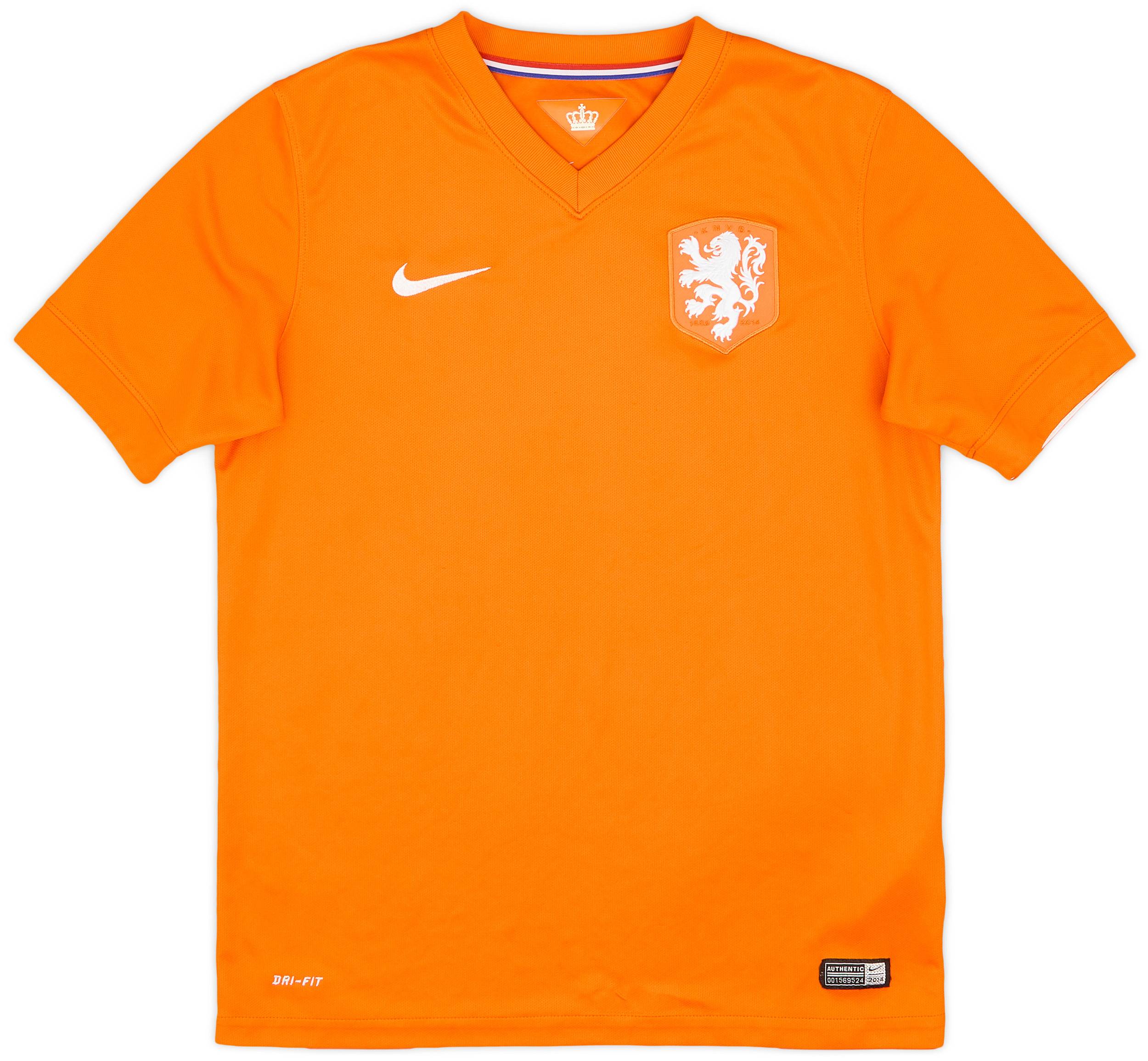 2014-15 Netherlands Home Shirt - 9/10 - (XL.Boys)