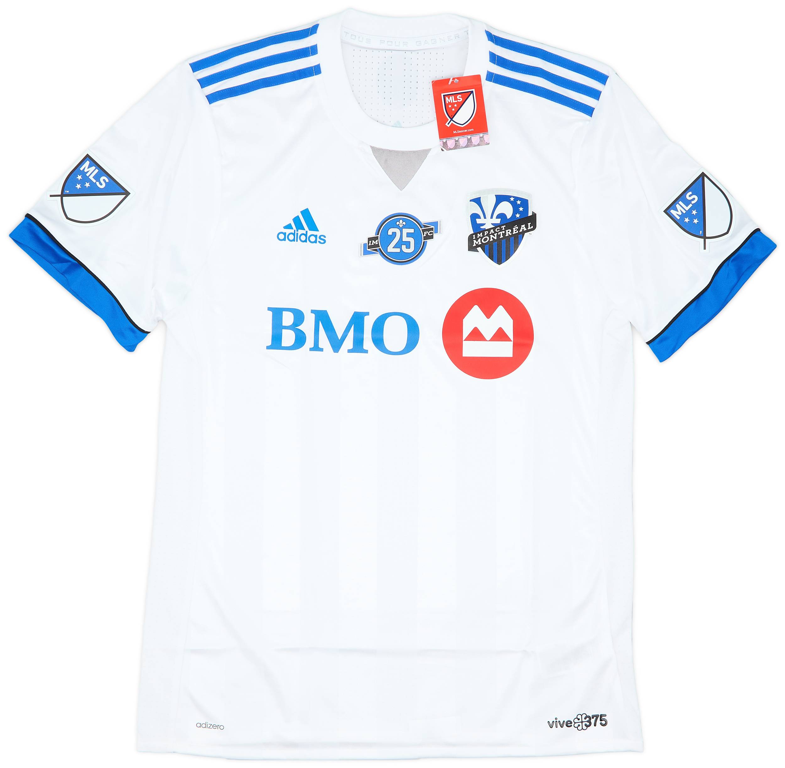 2017 Montreal Impact Authentic Away Shirt L