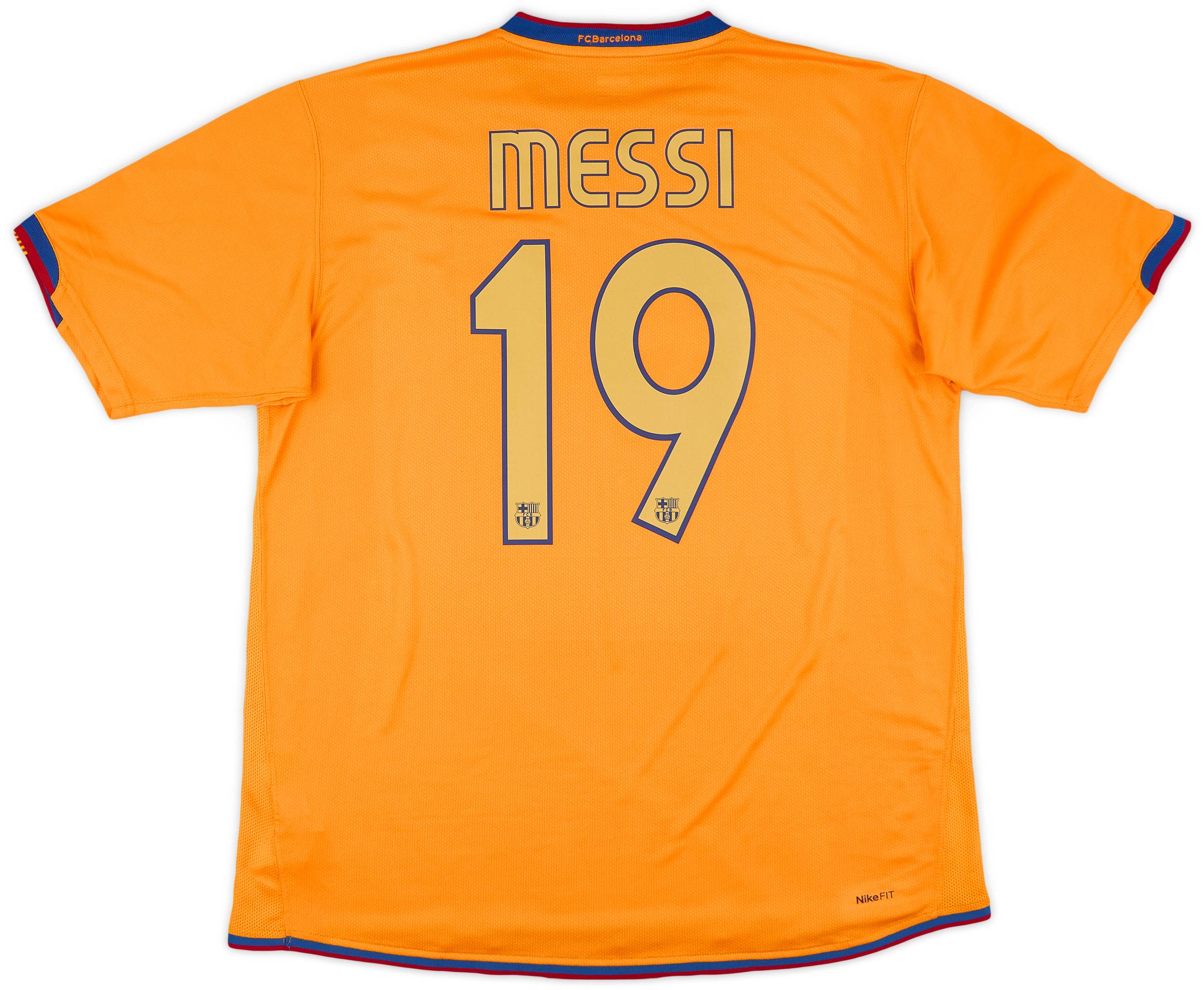 2006-08 Barcelona Away Shirt Messi #19 - 8/10 - (XL)