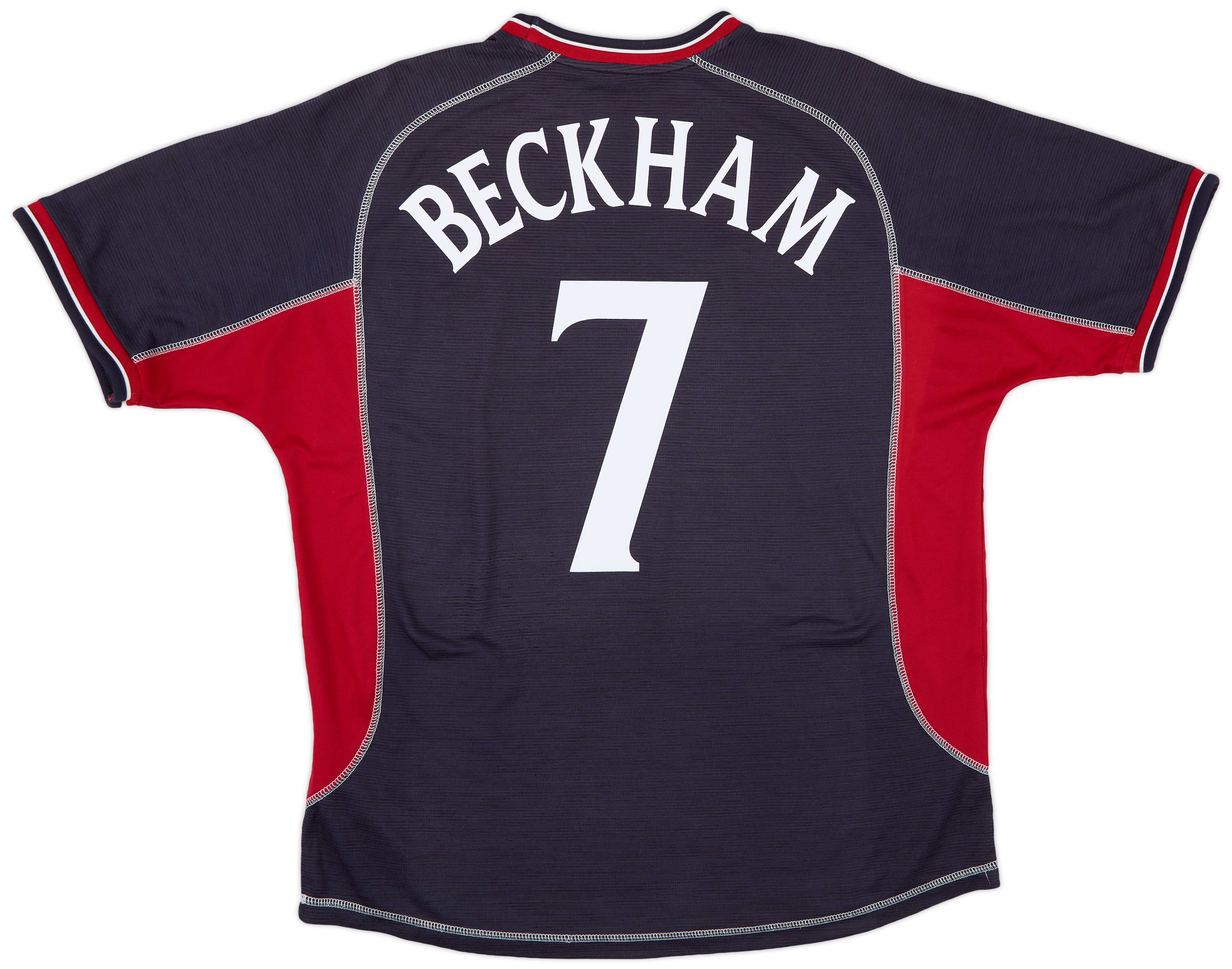 2000-01 Manchester United Third Shirt Beckham #7 - 8/10 - (XL)