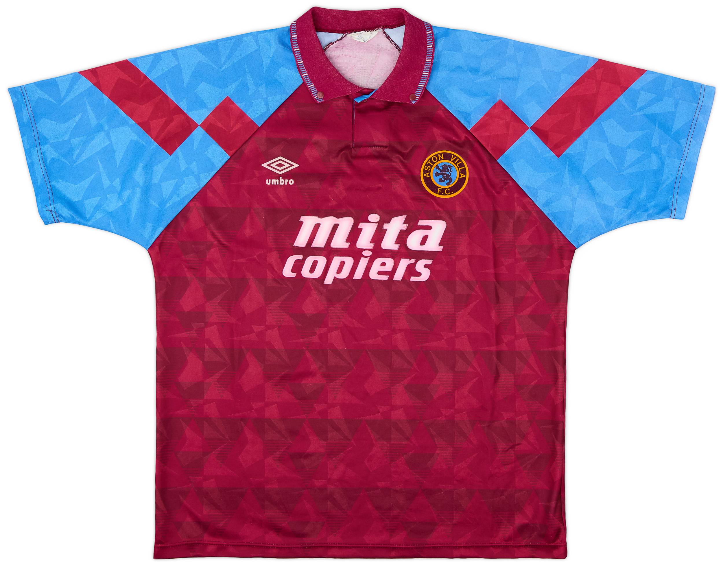 1990-92 Aston Villa Home Shirt - 6/10 - (L)