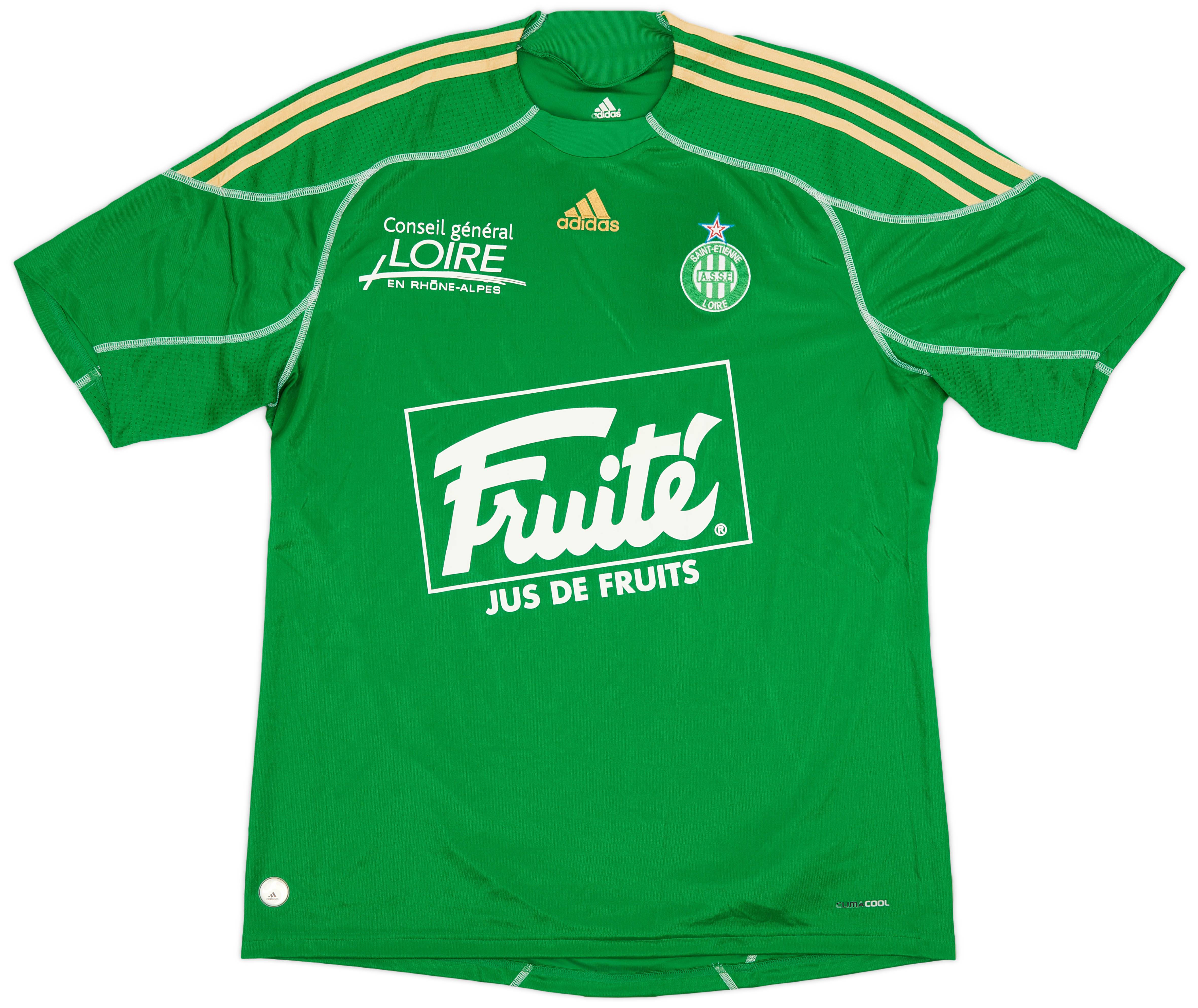 2009-10 Saint Etienne Home Shirt - 8/10 - (XL)