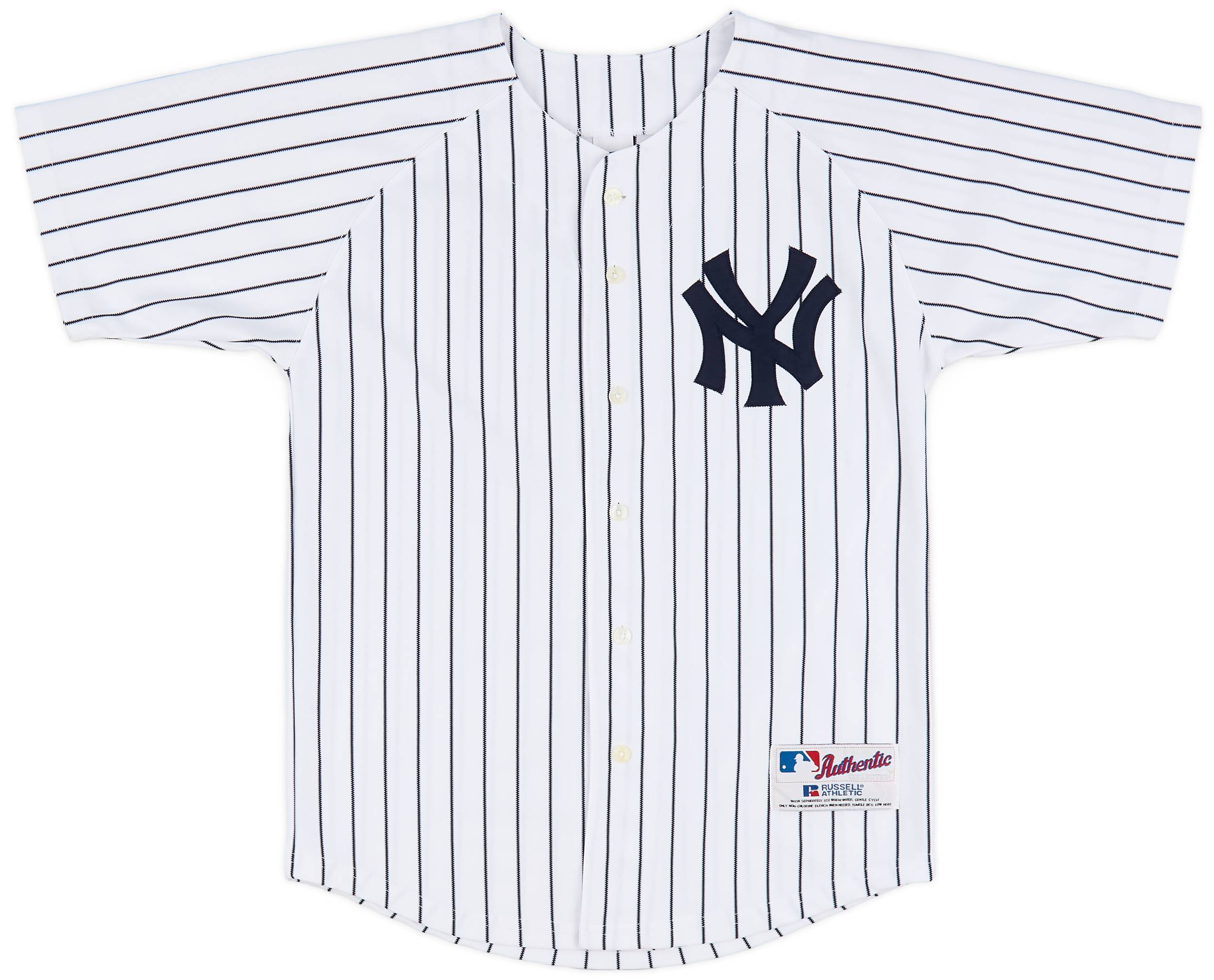 応援グッズ New York Yankees Russell Athletic New York Yankees Jersey Size LARGE Vintage Russell Athletic