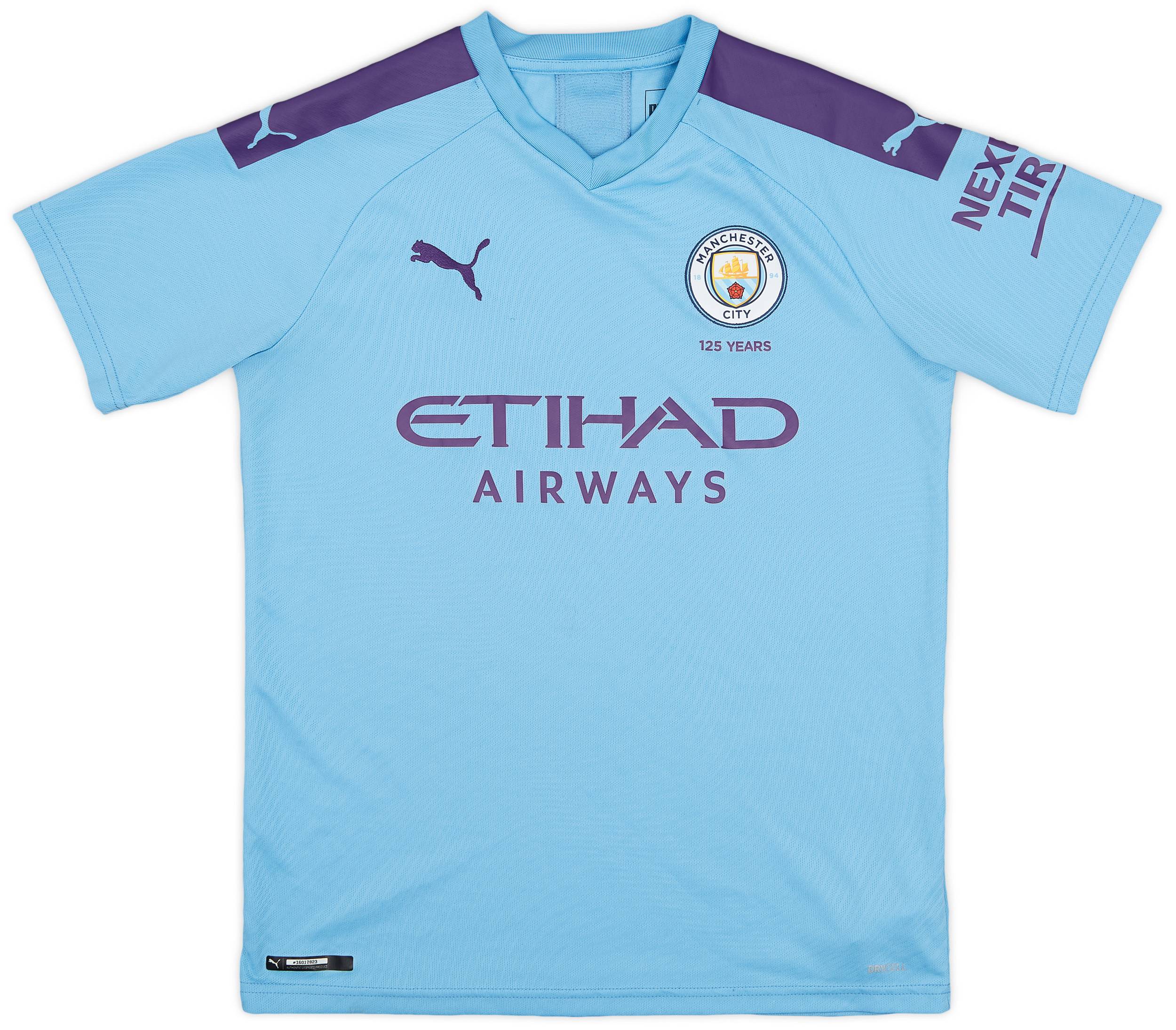 2019-20 Manchester City Home Shirt - 8/10 - (XL.Boys)