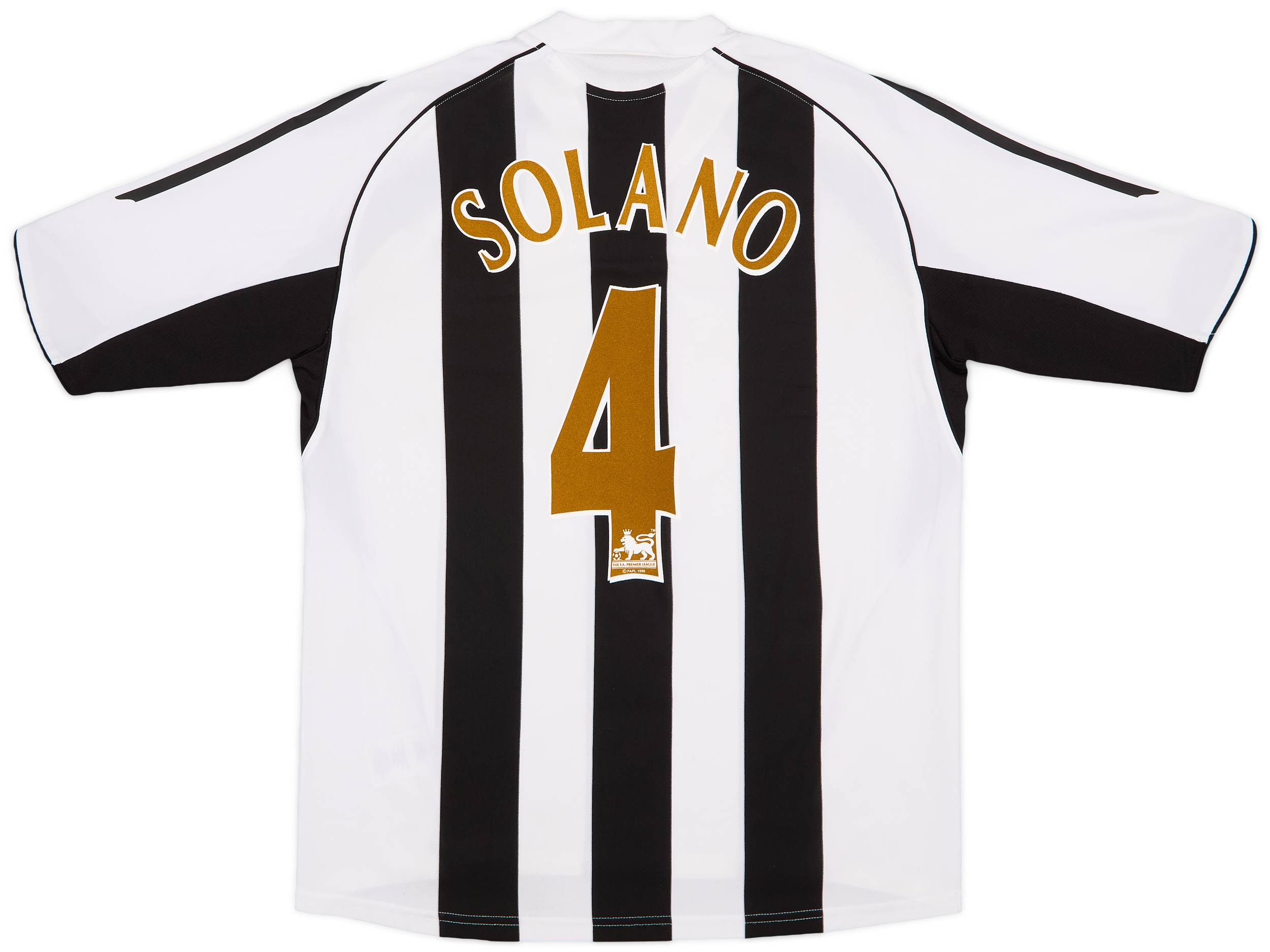 2005-07 Newcastle Home Shirt Solano #4 - 7/10 - (L)