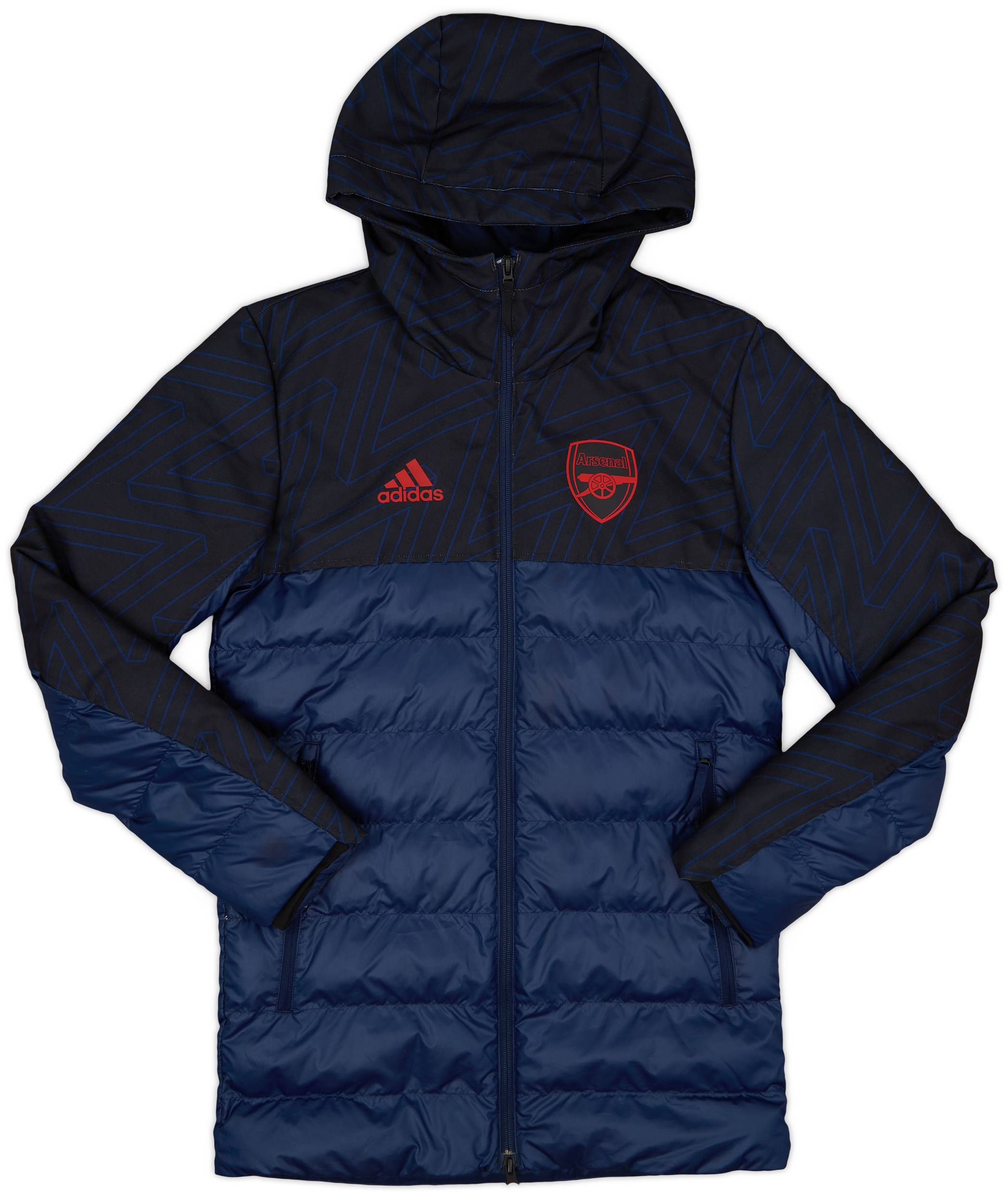 2019 20 Arsenal adidas Padded Bench Coat 10 10 XS