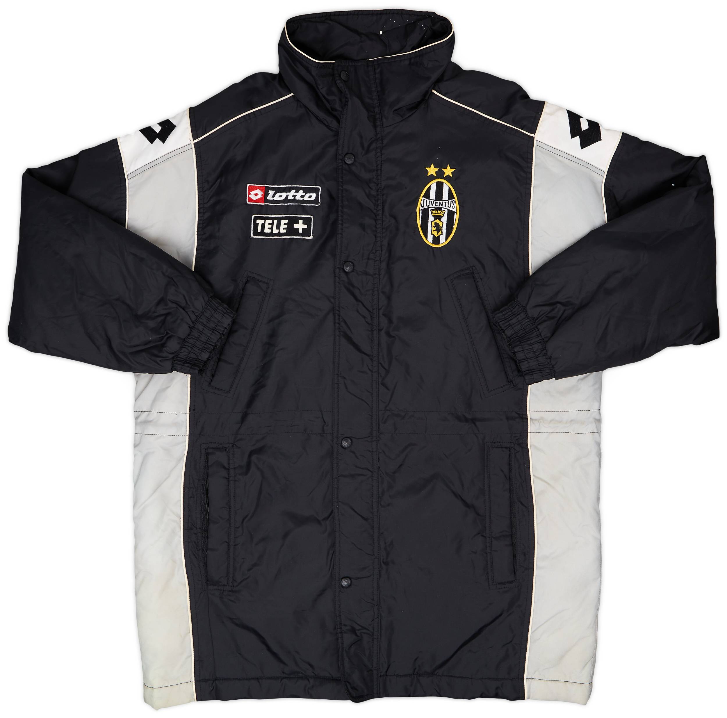 2000-01 Juventus Lotto Padded Bench Coat - 6/10 - (L)