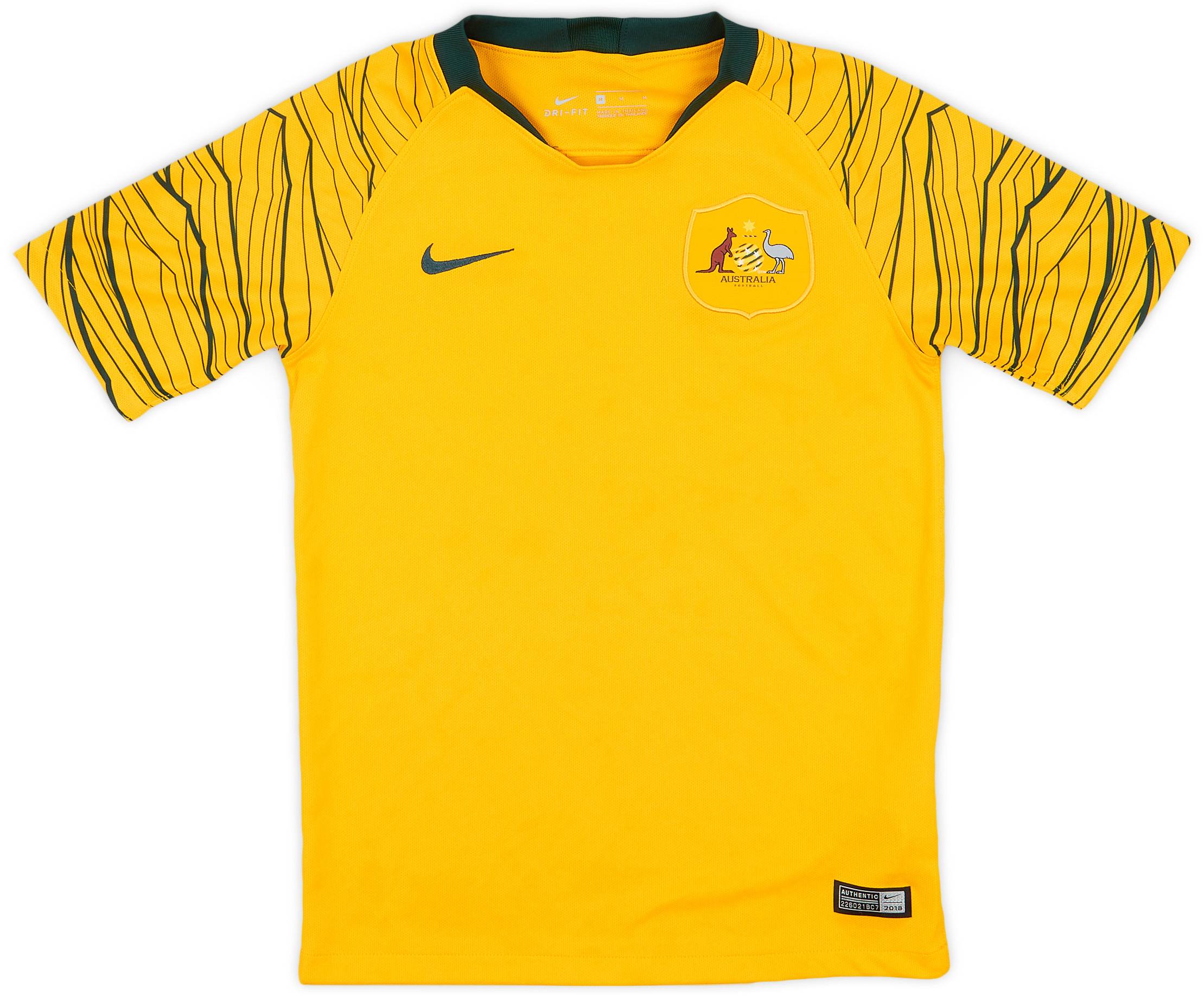 2018-20 Australia Home Shirt - 6/10 - (M.Boys)