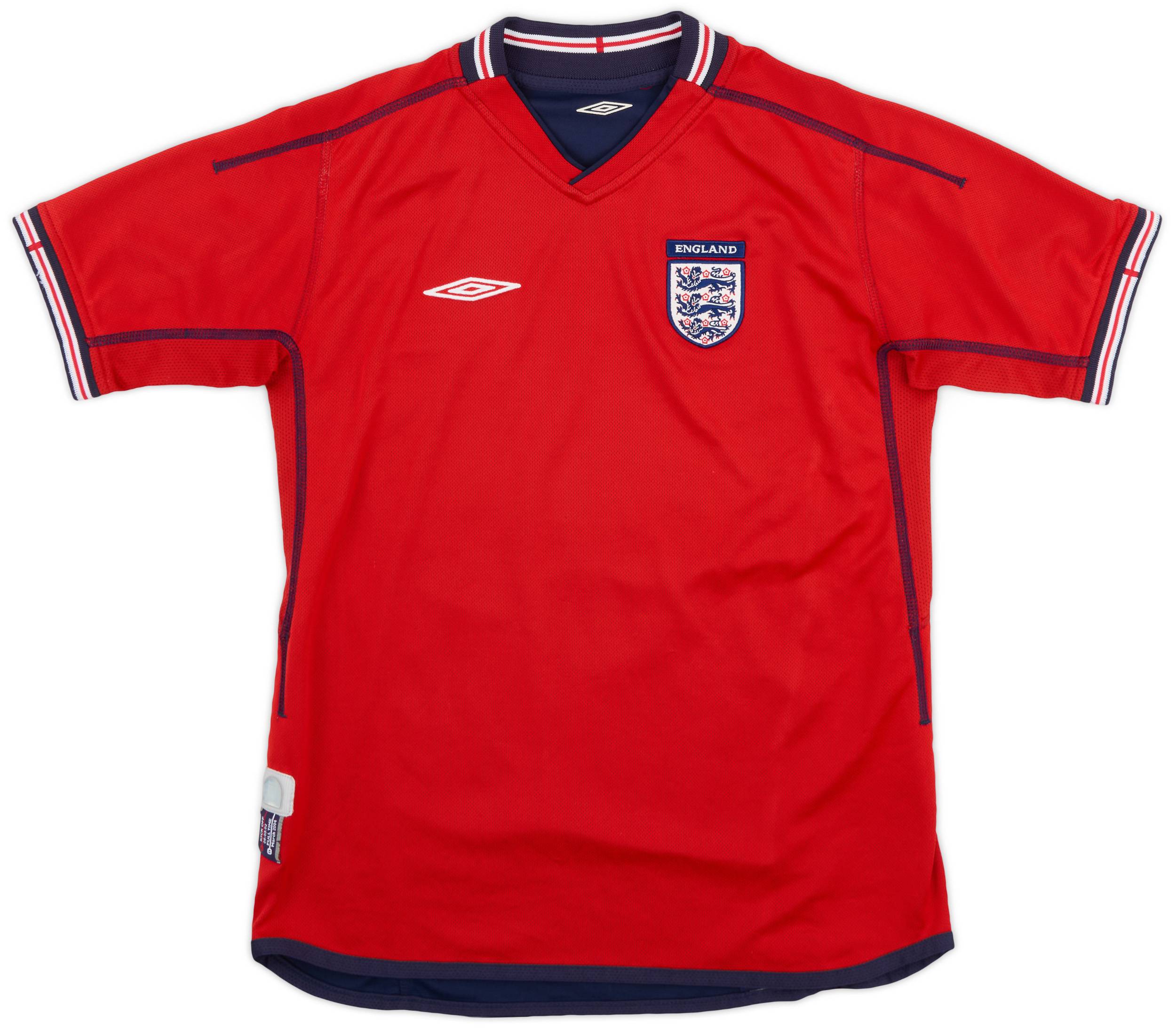 2002-04 England Away Shirt - 8/10 - (M.Boys)