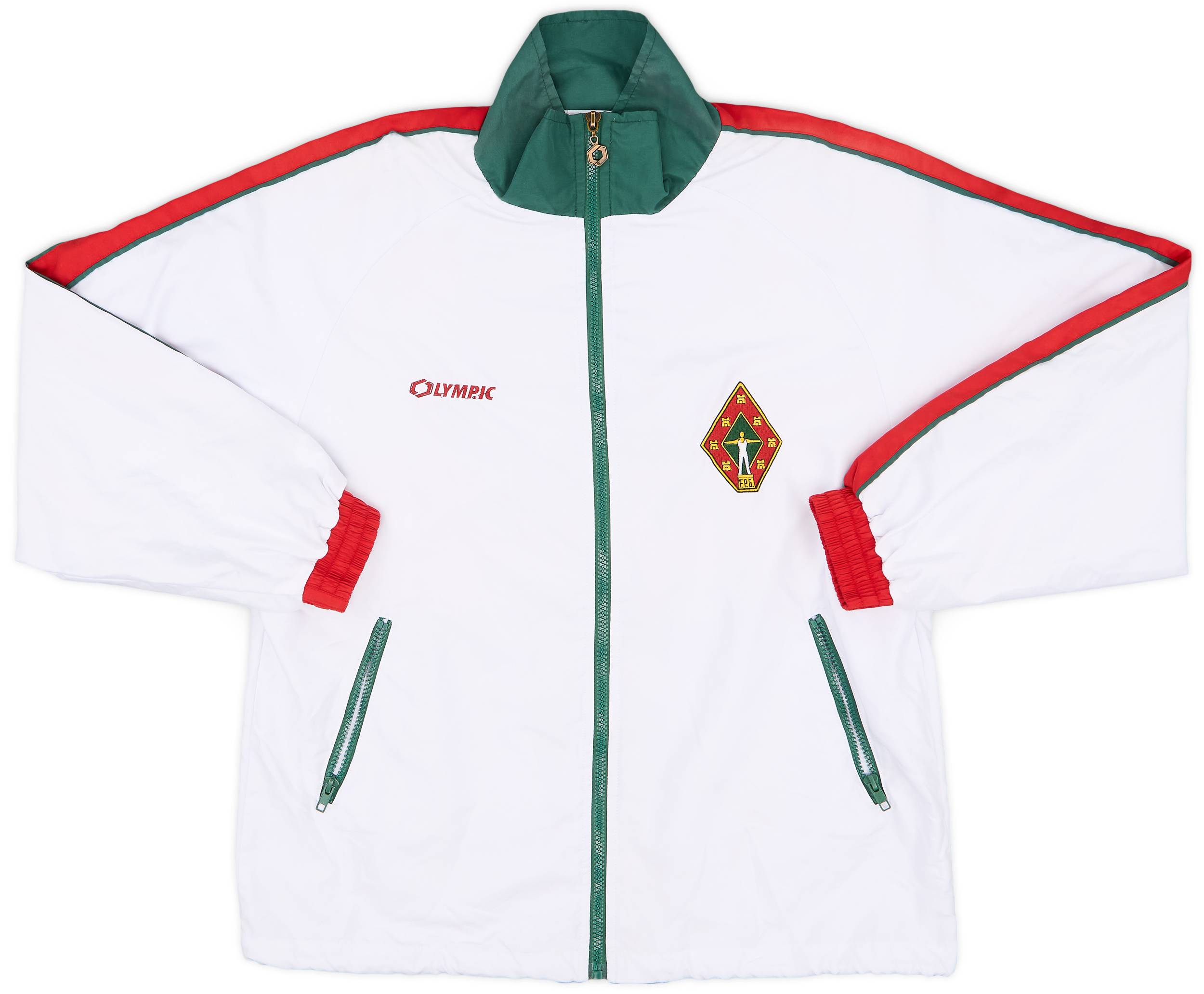 1995-96 Portugal Olympic Olympics Track Jacket - 9/10 - (S)