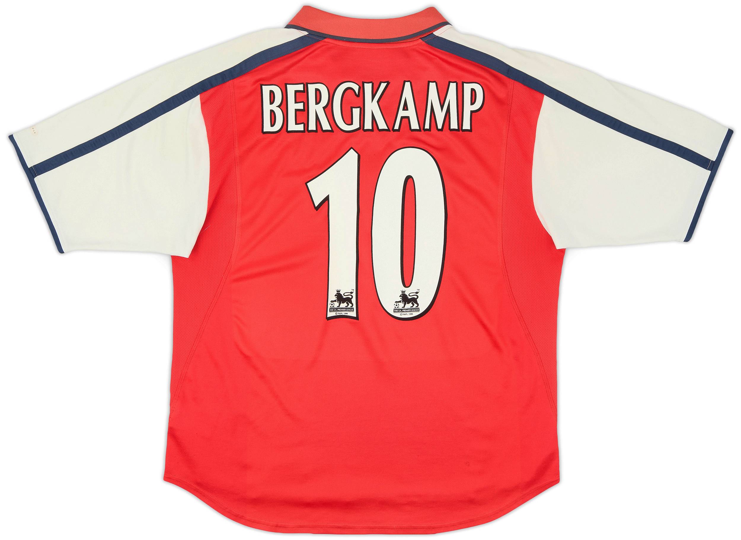 2000-02 Arsenal Home Shirt Bergkamp #10 - 6/10 - (L)