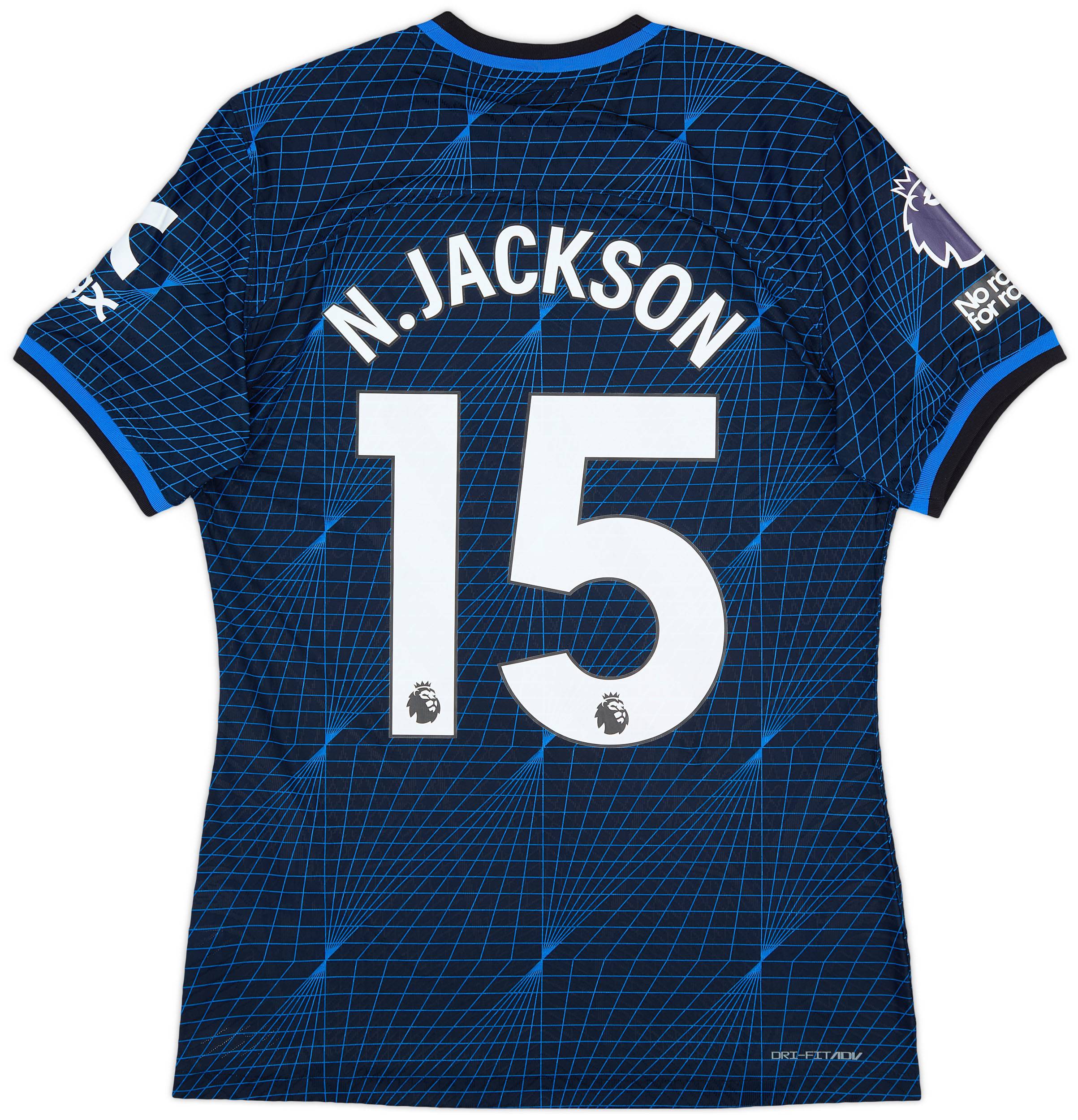 2023-24 Chelsea Match Issue Away Shirt N. Jackson #15