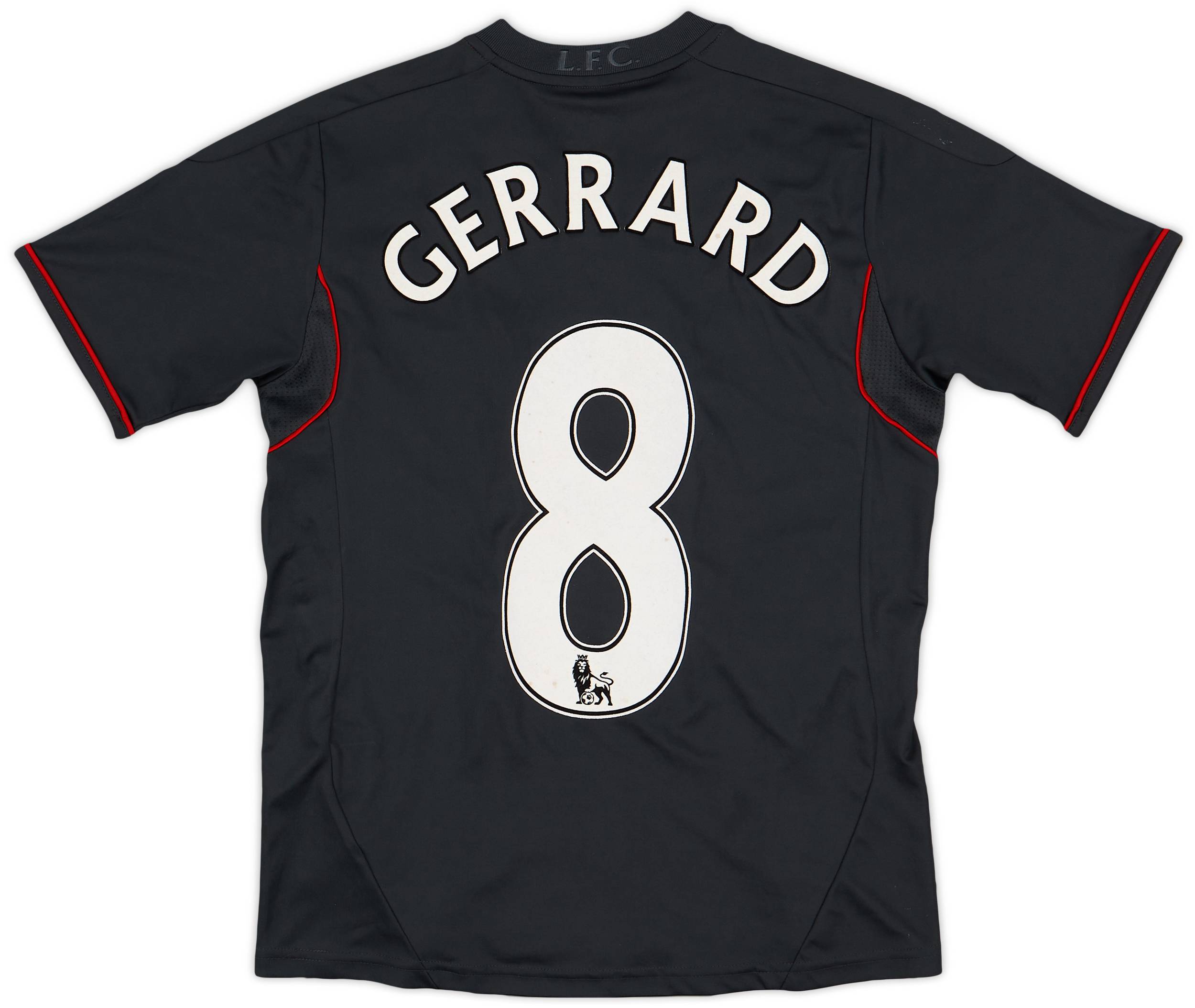 2011-12 Liverpool Away Shirt Gerrard #8 - 8/10 - (M.Boys)