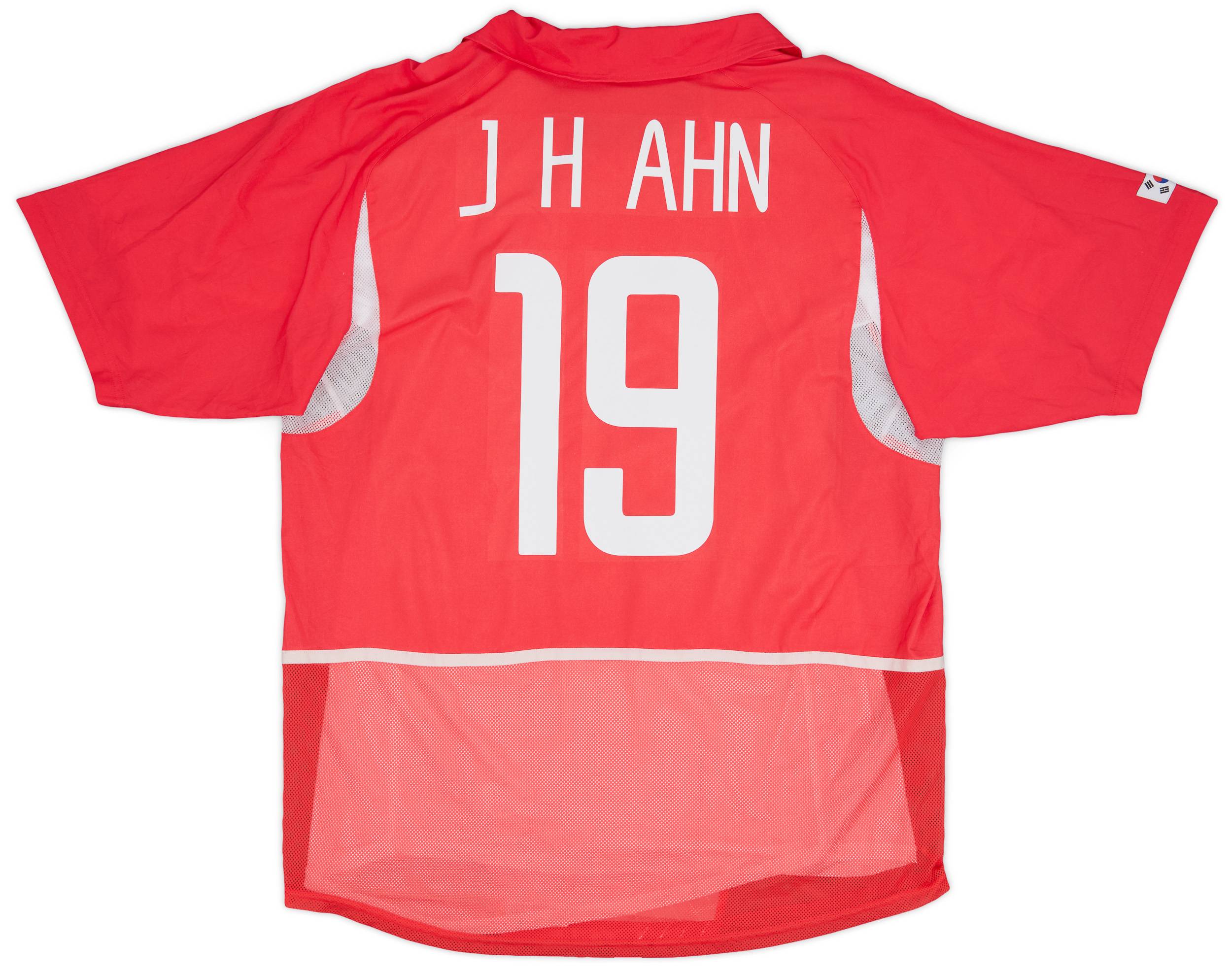 2002-03 South Korea Player Issue Home Shirt J.H.Ahn #19 - 8/10 - (XL)