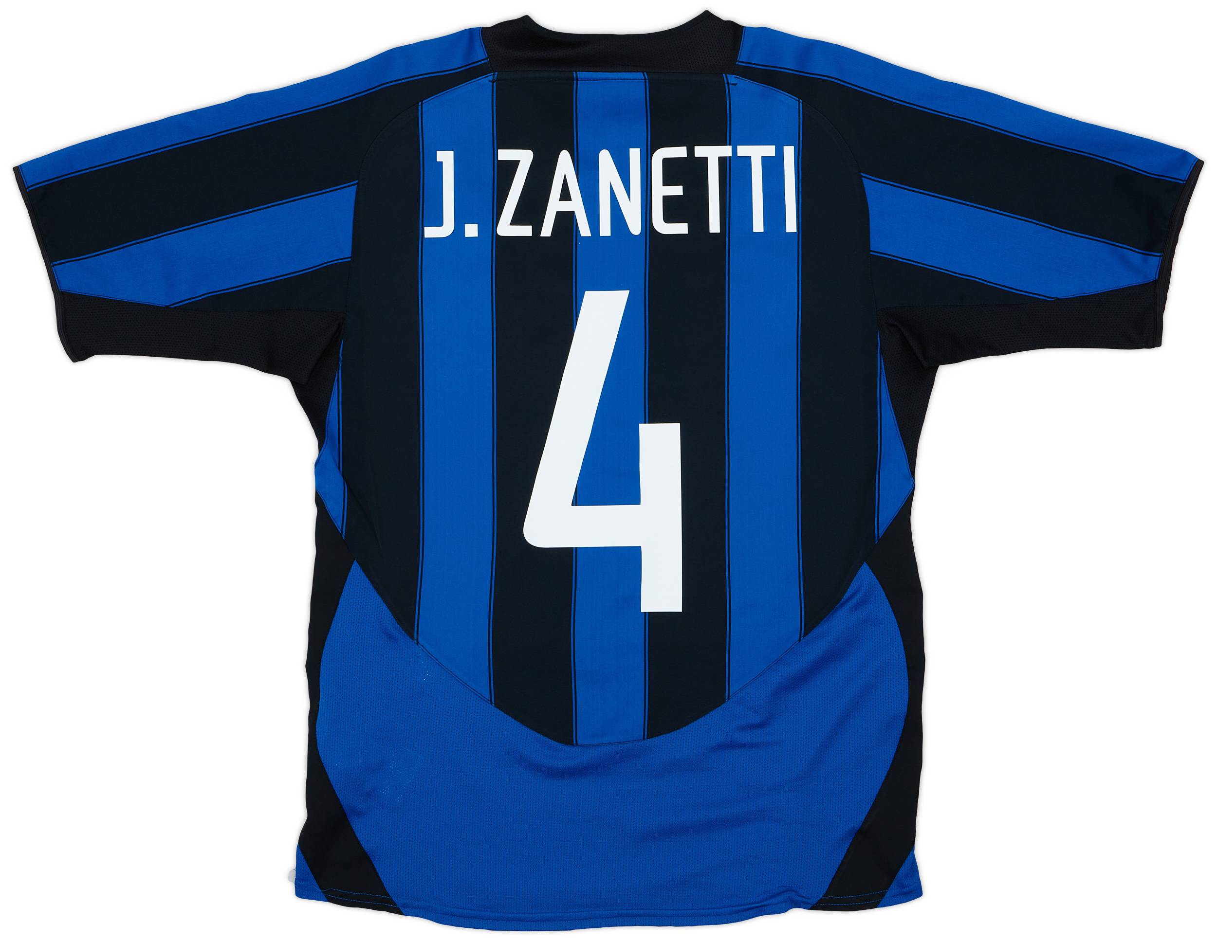 2003-04 Inter Milan Home Shirt J.Zanetti #4 - 9/10 - (S)