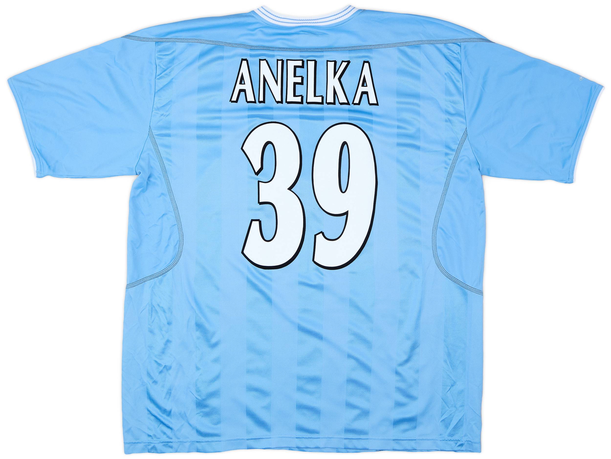 2003-04 Manchester City Home Shirt Anelka #39 - 8/10 - (XL)