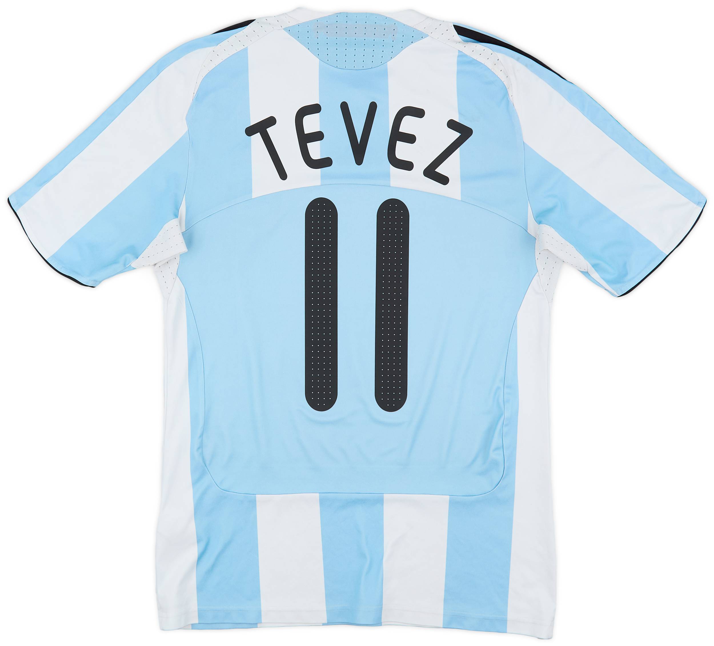 2007-09 Argentina Home Shirt Tevez #11 - 5/10 - (M)