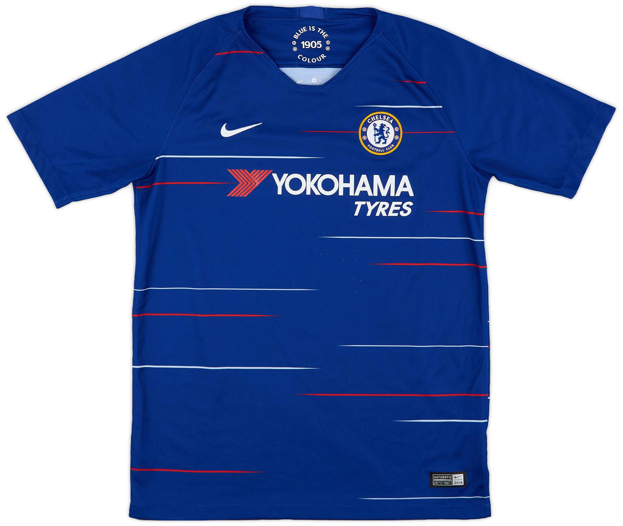 2018-19 Chelsea Home Shirt - 7/10 - (XL.Boys)