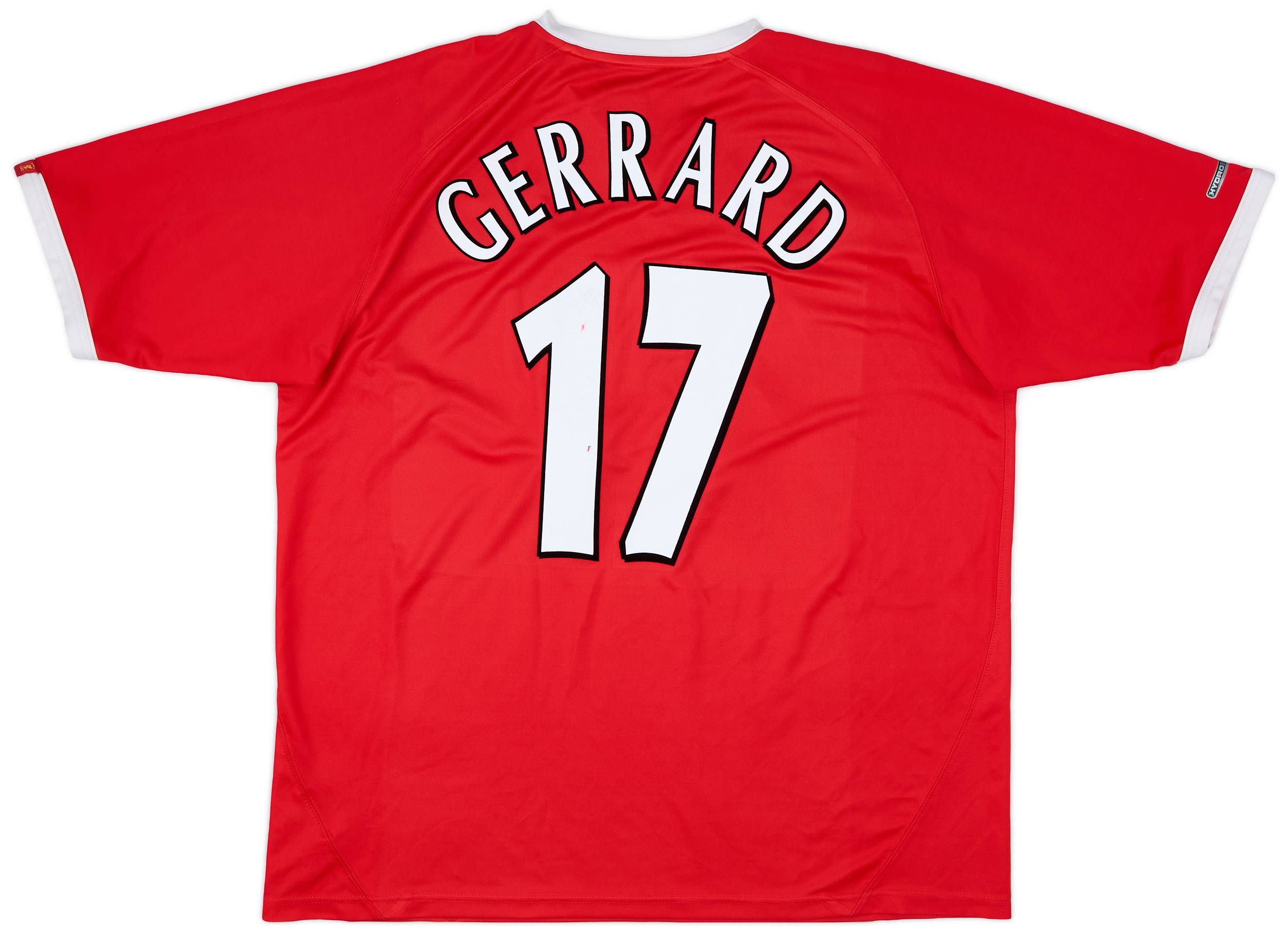 2001-03 Liverpool CL Shirt Gerrard #17 - 9/10 - (XL)