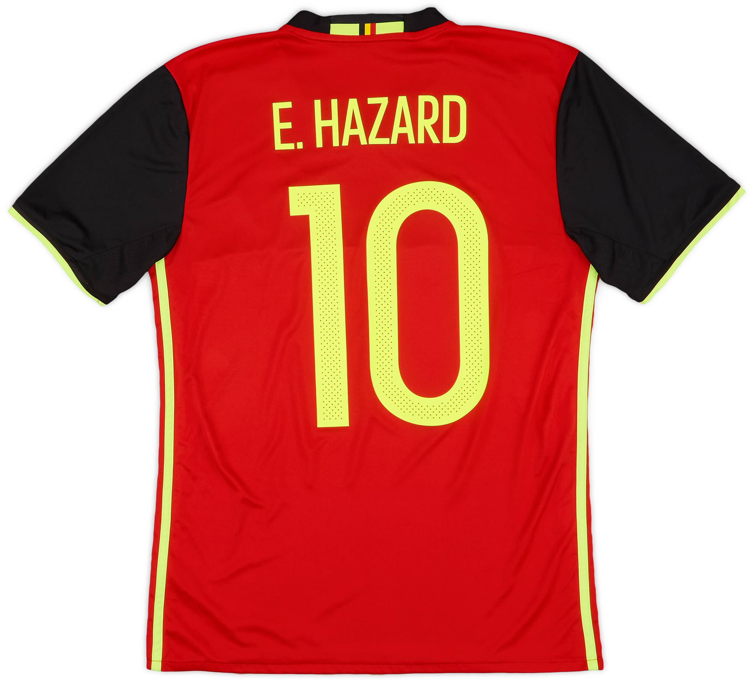 2016-17 Belgium Home Shirt E.Hazard #10- 7/10- (S)