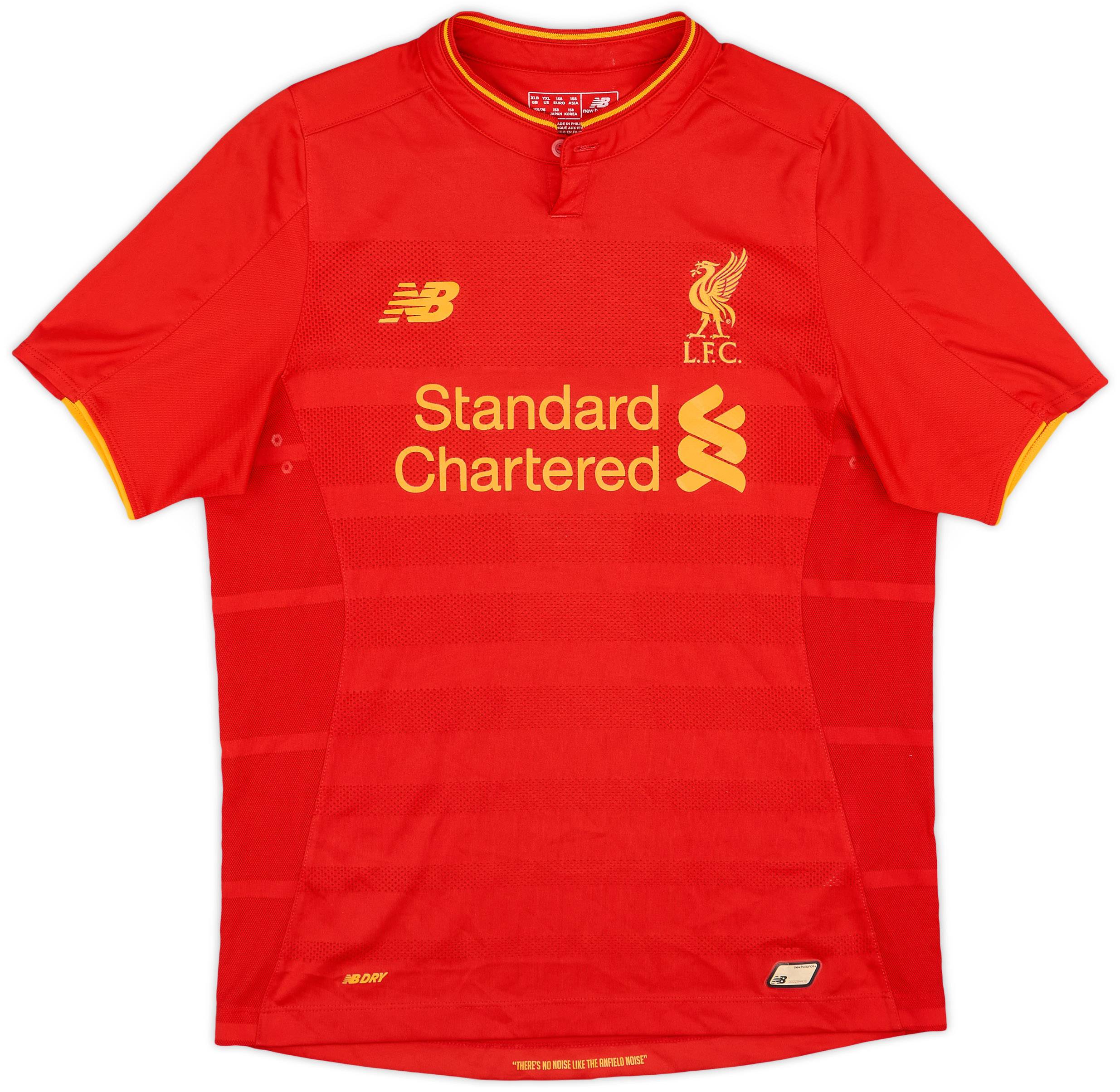 2016-17 Liverpool Home Shirt - 8/10 - (XL.Boys)
