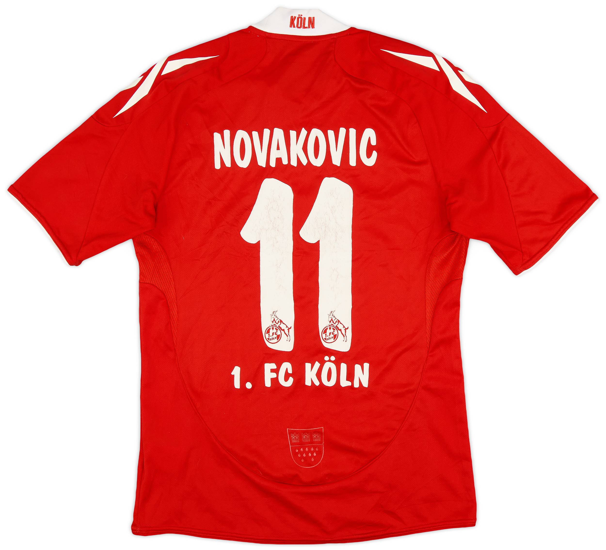 2008-09 FC Koln Home Shirt Novakovic #11 - 6/10 - (S)