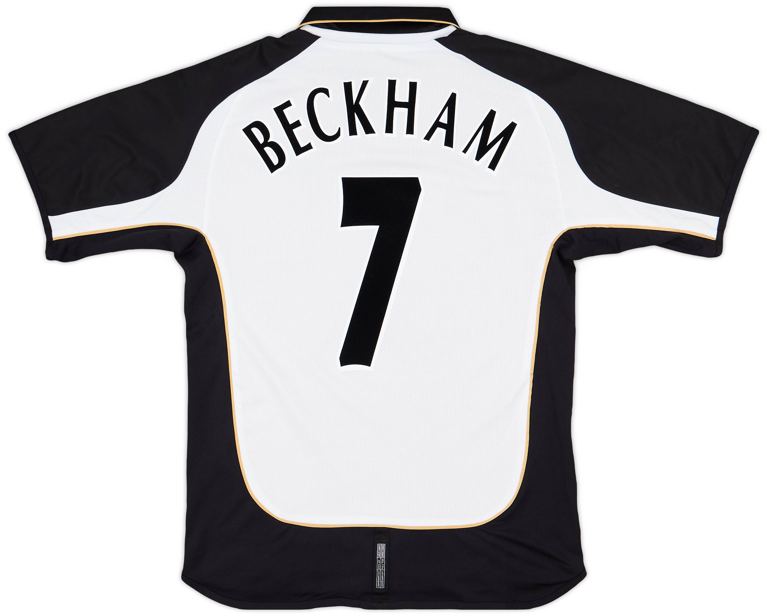 2001-02 Manchester United Centenary Away/Third Shirt Beckham #7 - 6/10 - (M)
