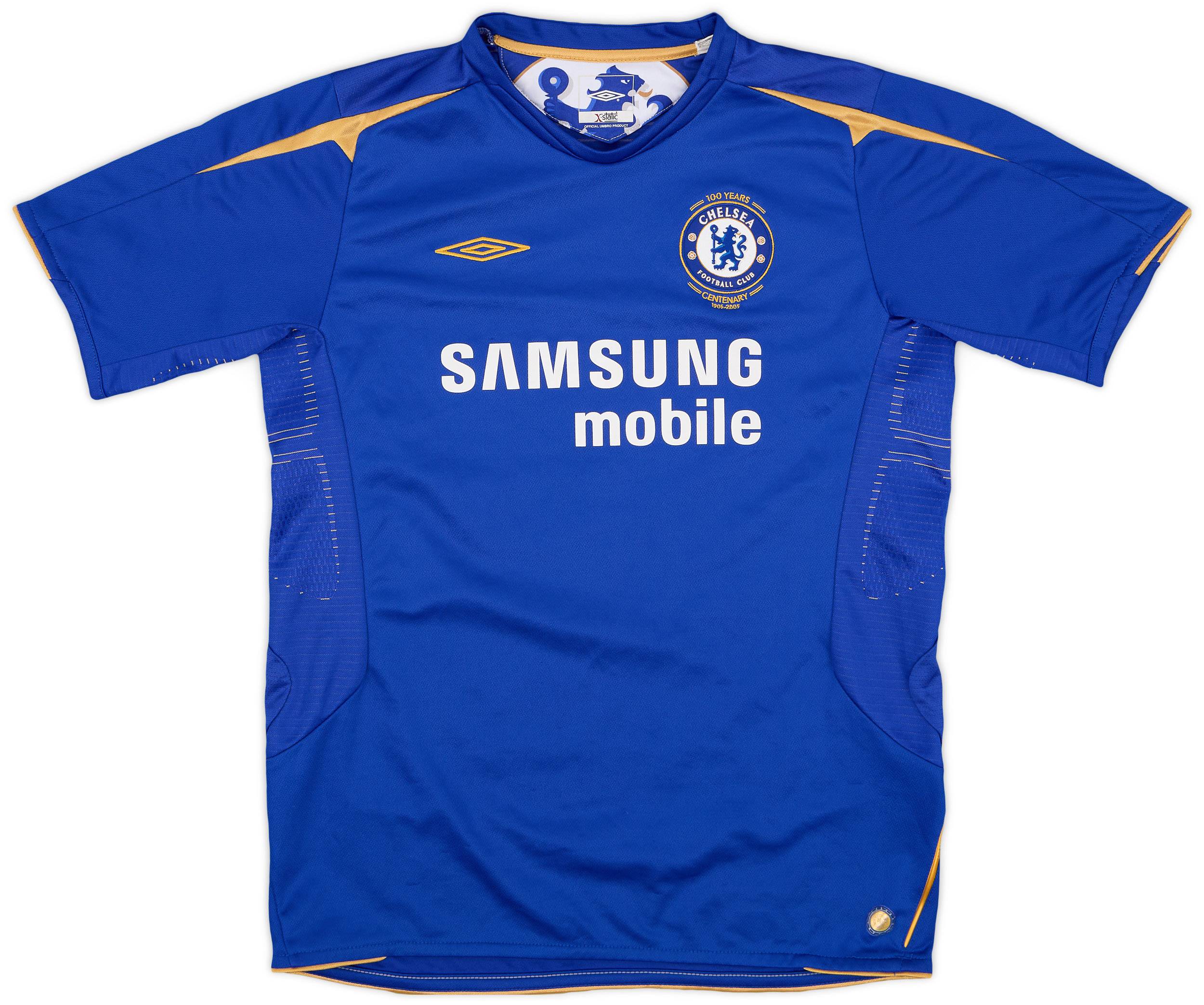 2005-06 Chelsea Centenary Home Shirt - 9/10 - (XL.Boys)