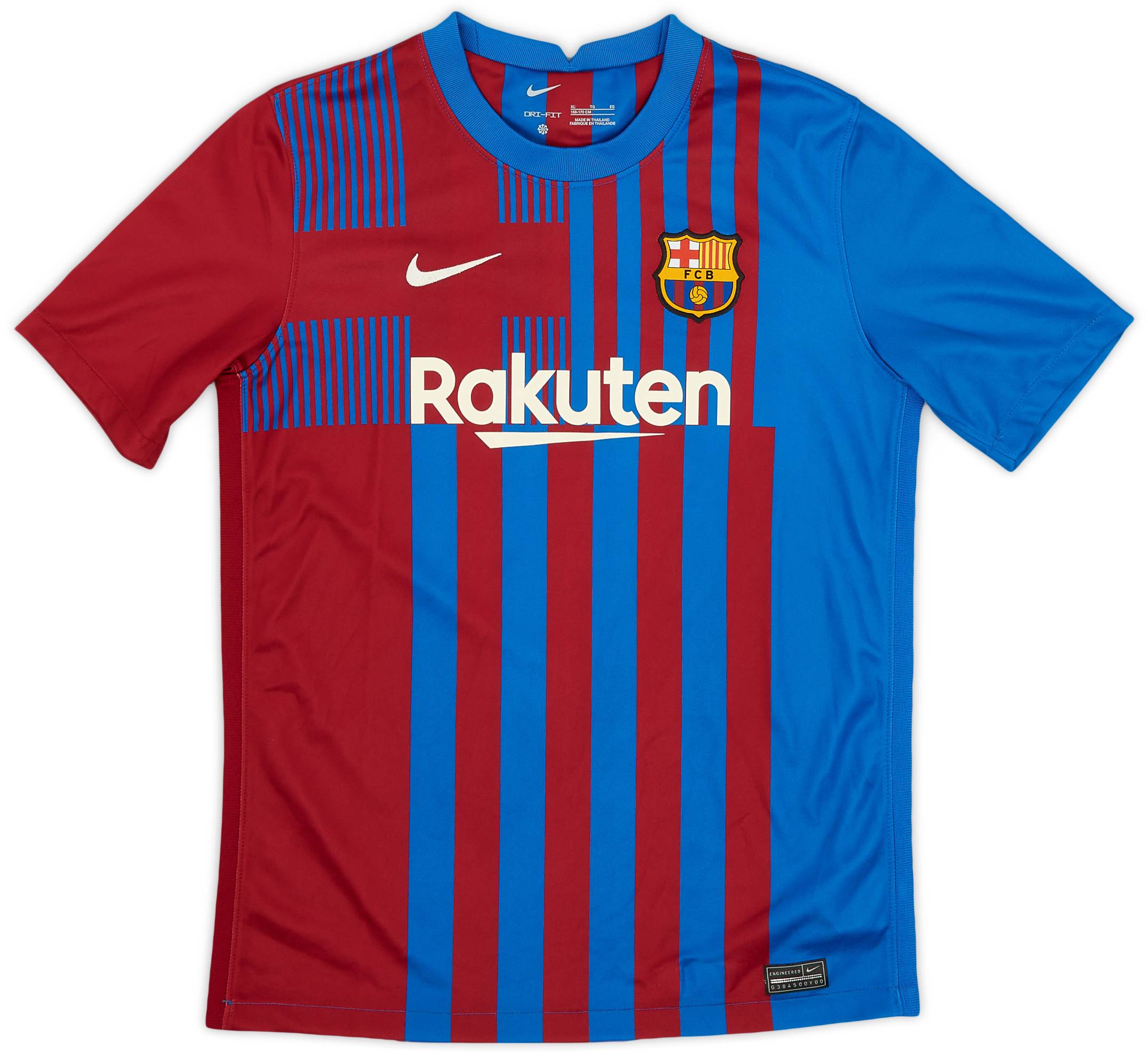 2021-22 Barcelona Home Shirt - 9/10 - (XL.Boys)